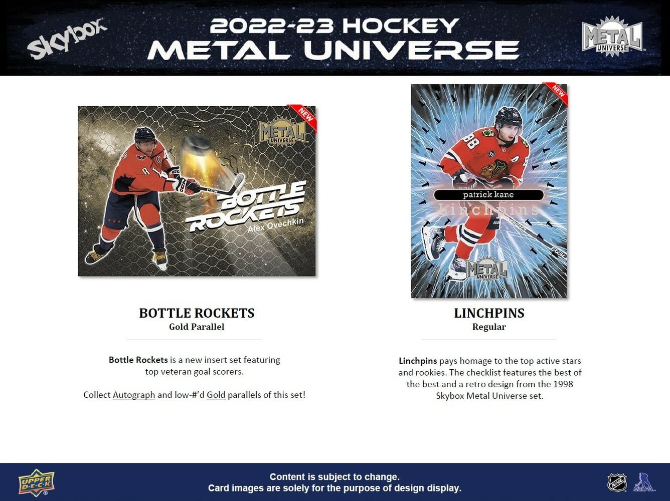 2022-23 Upper Deck Skybox Metal Universe Hockey Hobby Box