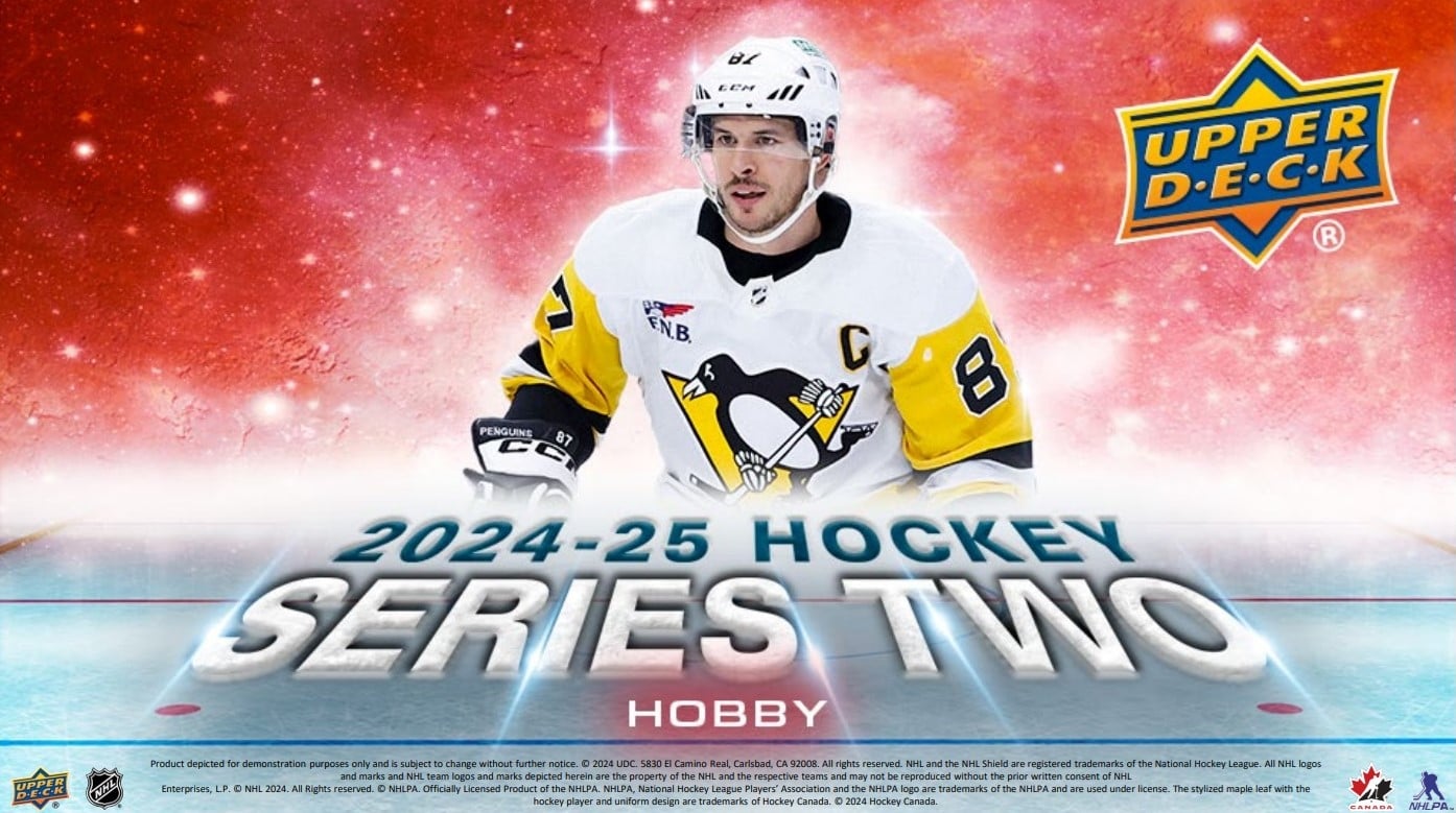 Hokejové karty 2024/25 Upper Deck Series 2 Hockey Hobby Box
