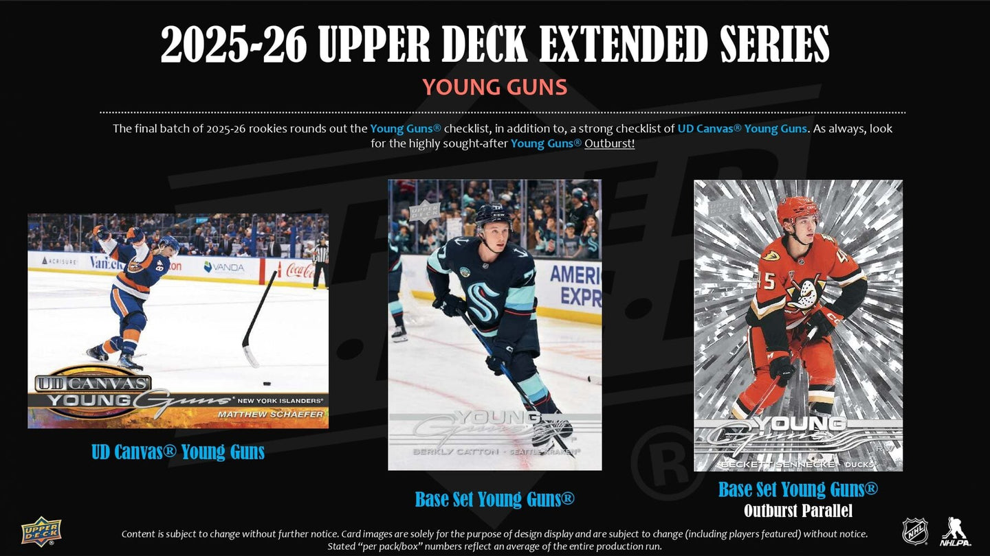 2025-26 Upper Deck Extended Series Hockey Blaster Box
