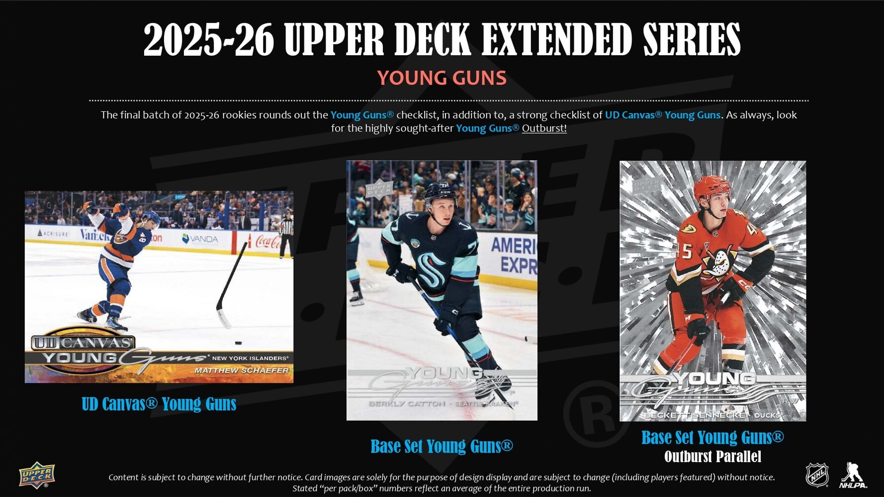 2025-26 Upper Deck Extended Series Hockey Blaster Box