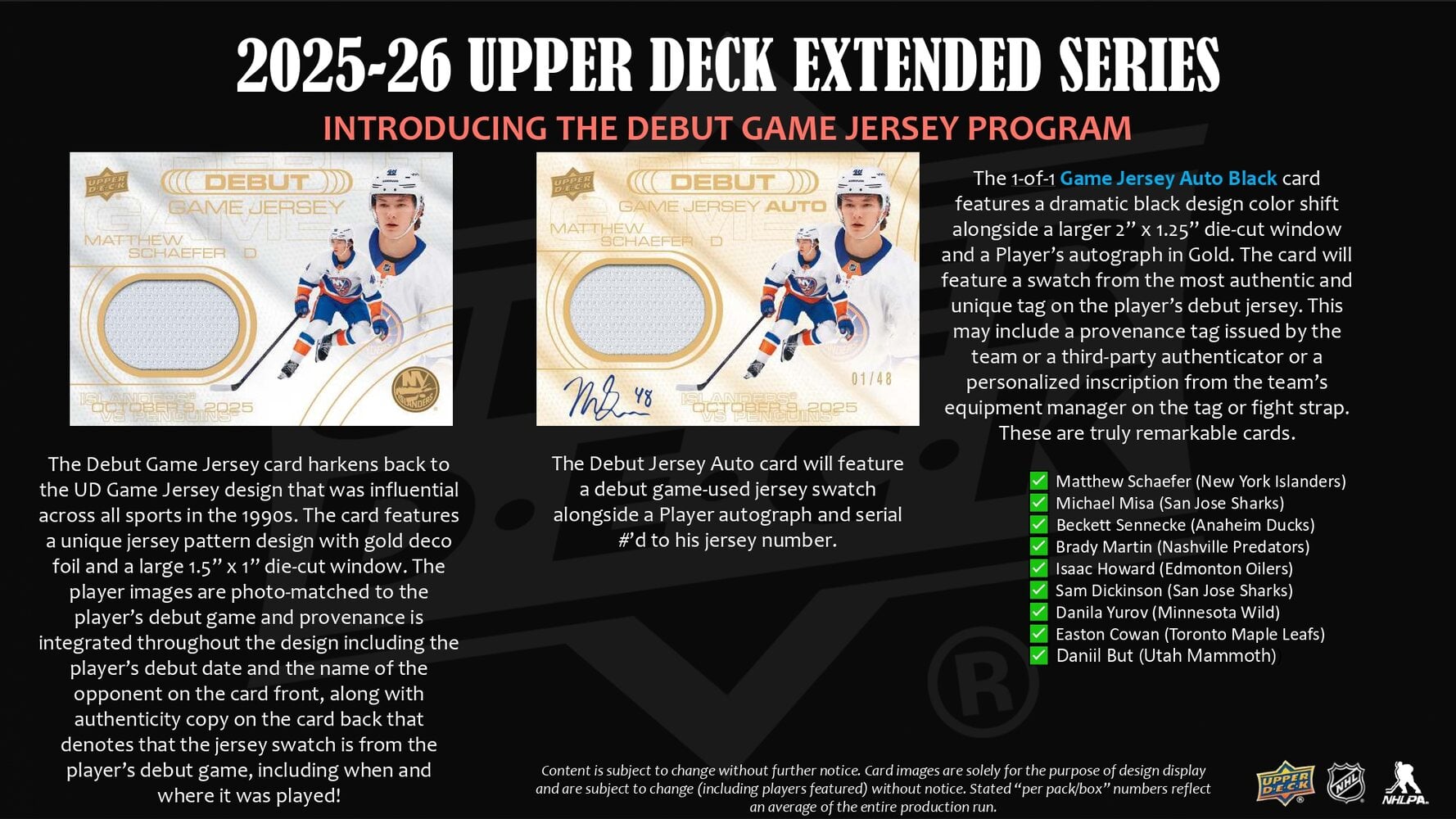 2025-26 Upper Deck Extended Series Hockey Blaster Box