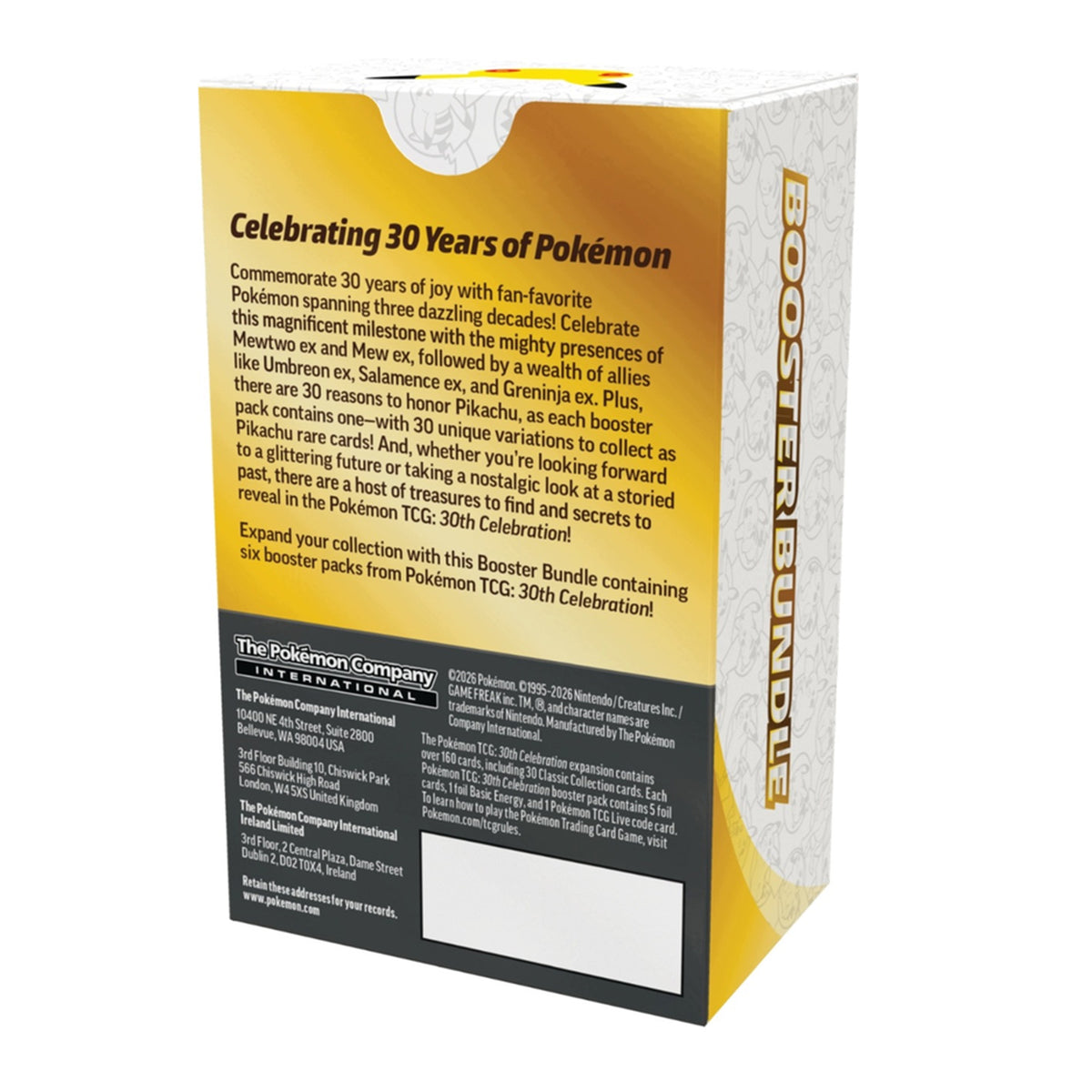 Pokémon TCG: 30th Celebration Booster Bundle (předobjednávka)