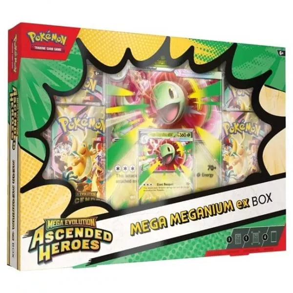 Pokémon TCG: Mega Evolution – Ascended Heroes Mega Meganium ex Box