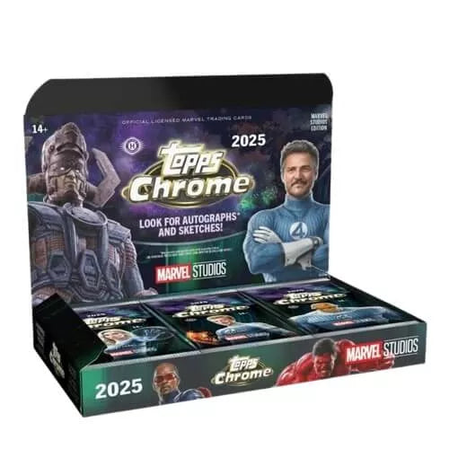 2025 Topps Chrome Marvel Studios - Hobby Box