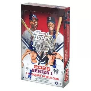 2026 Topps Series 1 Baseball Hobby Box - sběratelské karty MLB