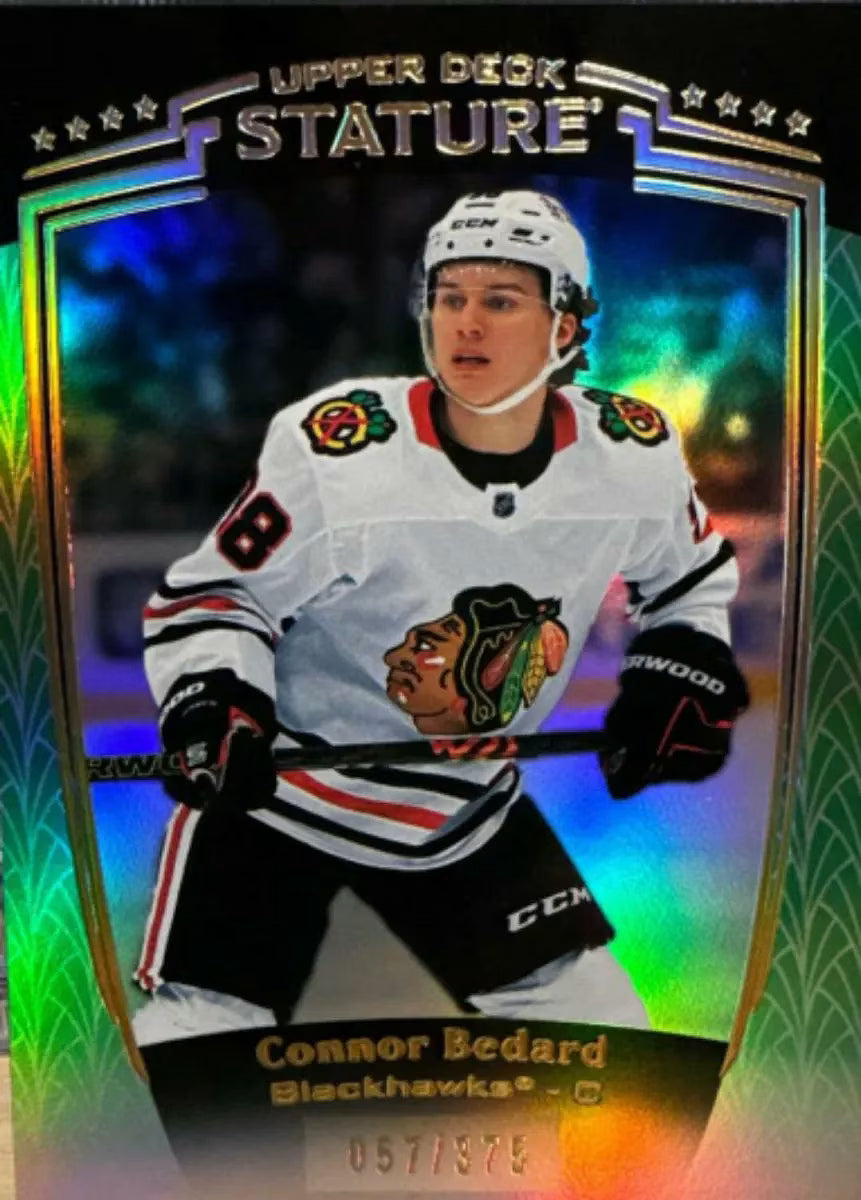 Connor Bedard – 2024-25 Upper Deck Stature /375