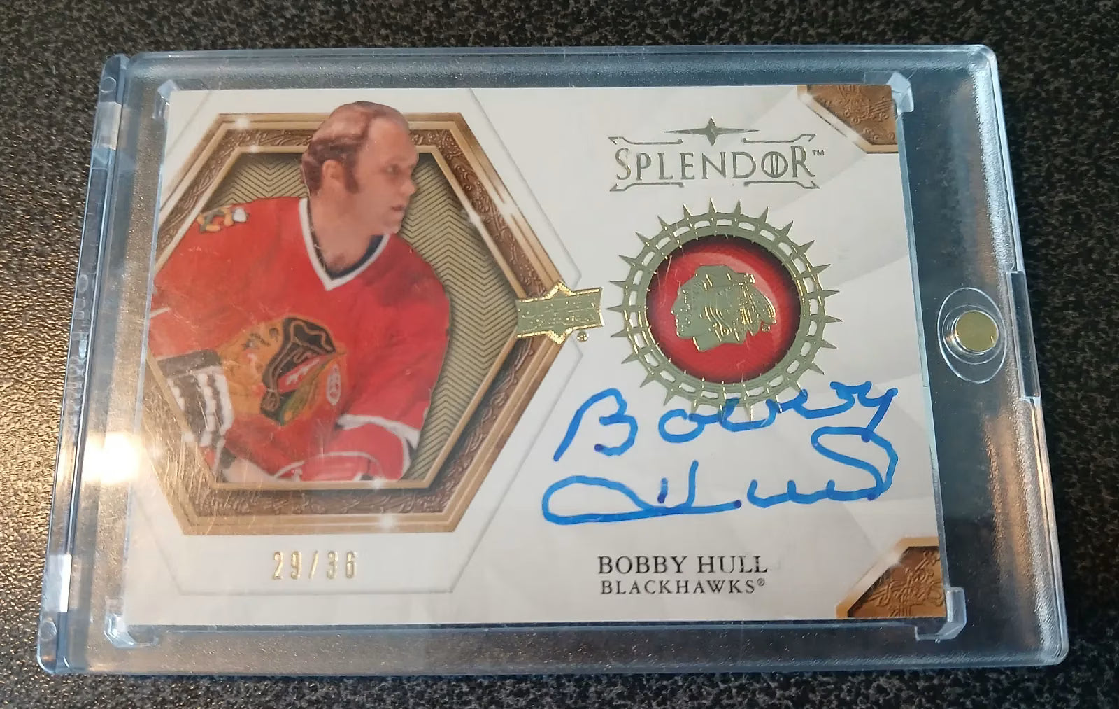 Bobby Hull 2019-20 Upper Deck The Cup Splendor Auto #SP-BH 29/36