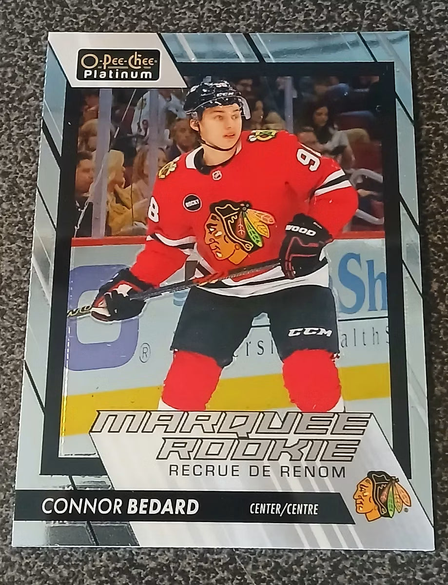 Connor Bedard – 2023-24 O-Pee-Chee Platinum Marquee Rookie #201