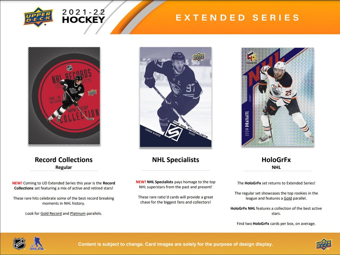 2020-21 Upper Deck Extended Series Hockey Hobby Box