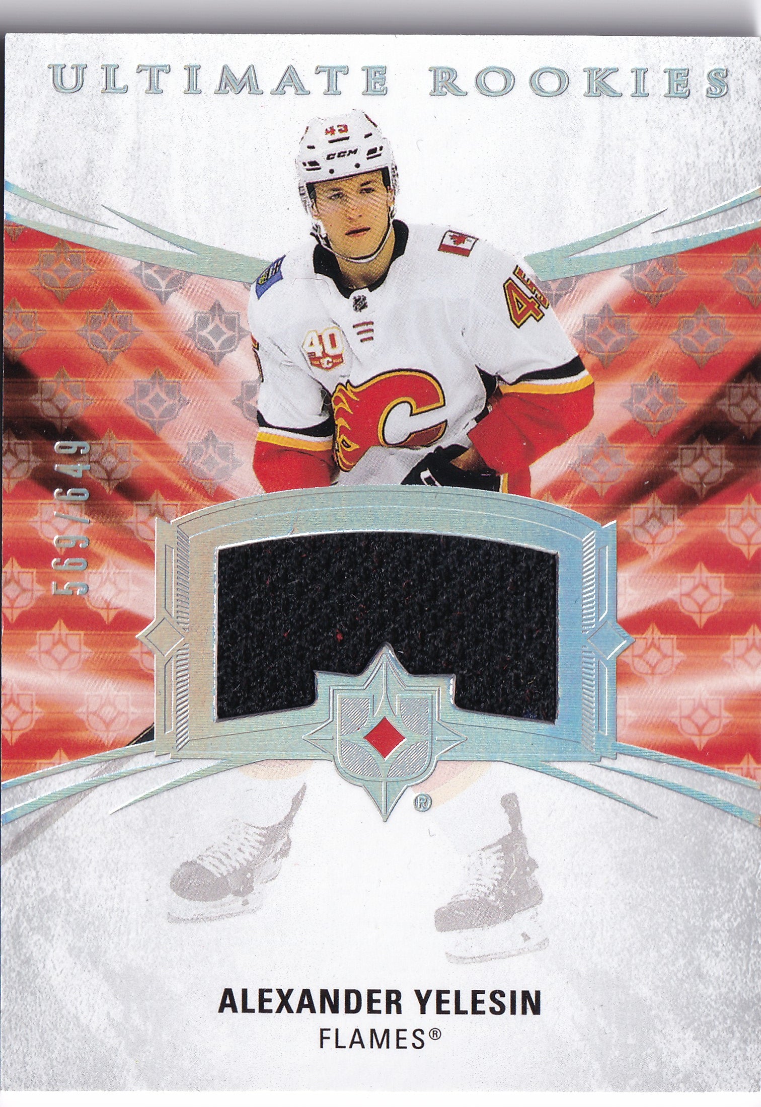 Alexander Yelesin 2020-21 Upper Deck Ultimate Collection Ultimate Rookies Jersey #151 /649 RC