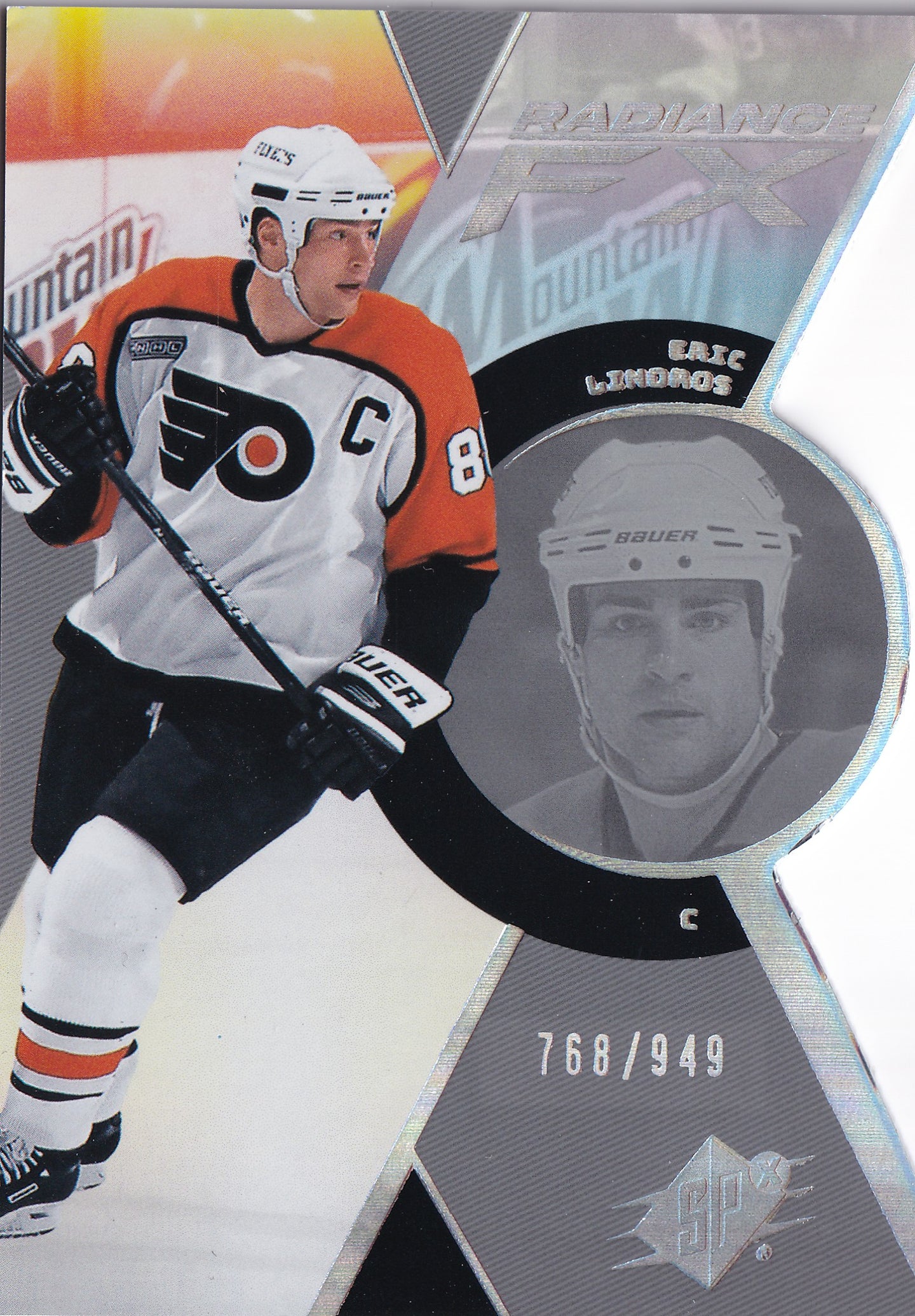Eric Lindros 2023-24 Upper Deck SPx Radiance F/X Legends #RFX-2 /949