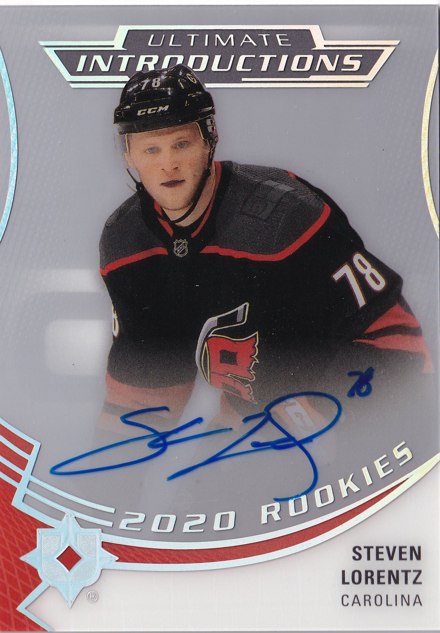 SSteven Lorentz 2020-21 Upper Deck Ultimate Collection Ultimate Introductions #UI-55 RC Auto