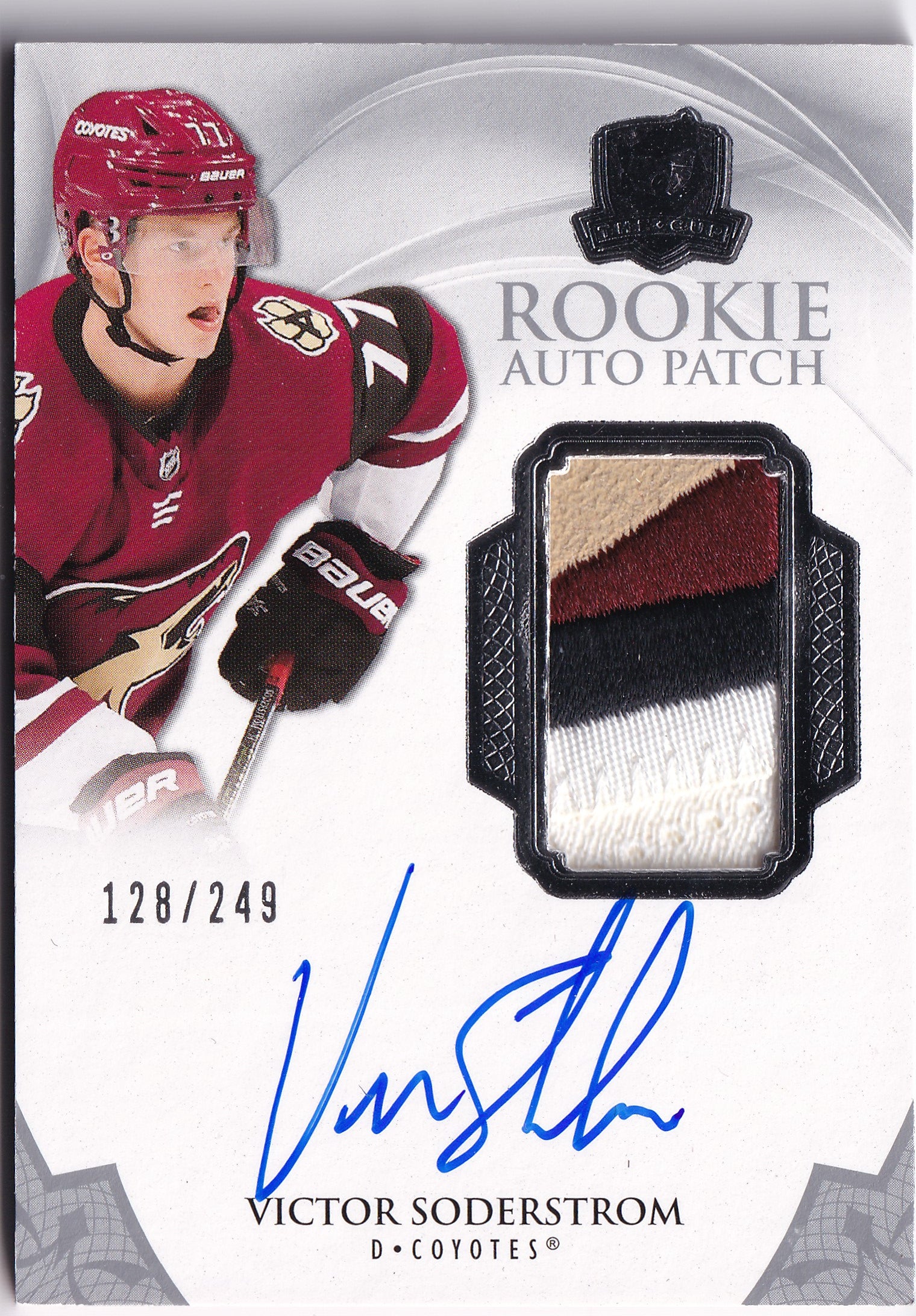 Victor Söderström 2020–21 The Cup Rookie Auto Patch /249 #125 – 128/249