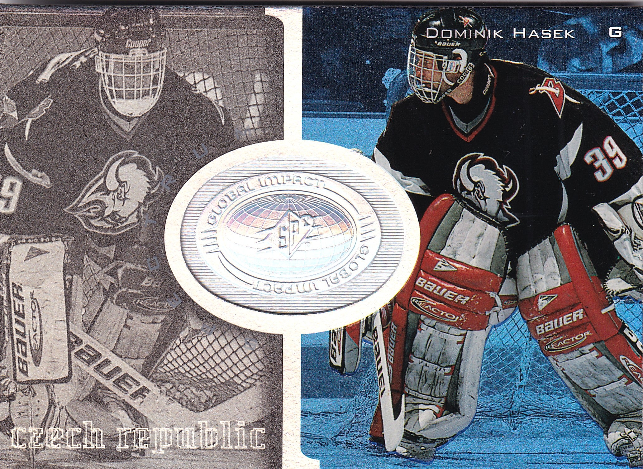 Dominik Hašek 1998–99 SPx Finite Global Impact Spectrum /225 #103 – 219/225