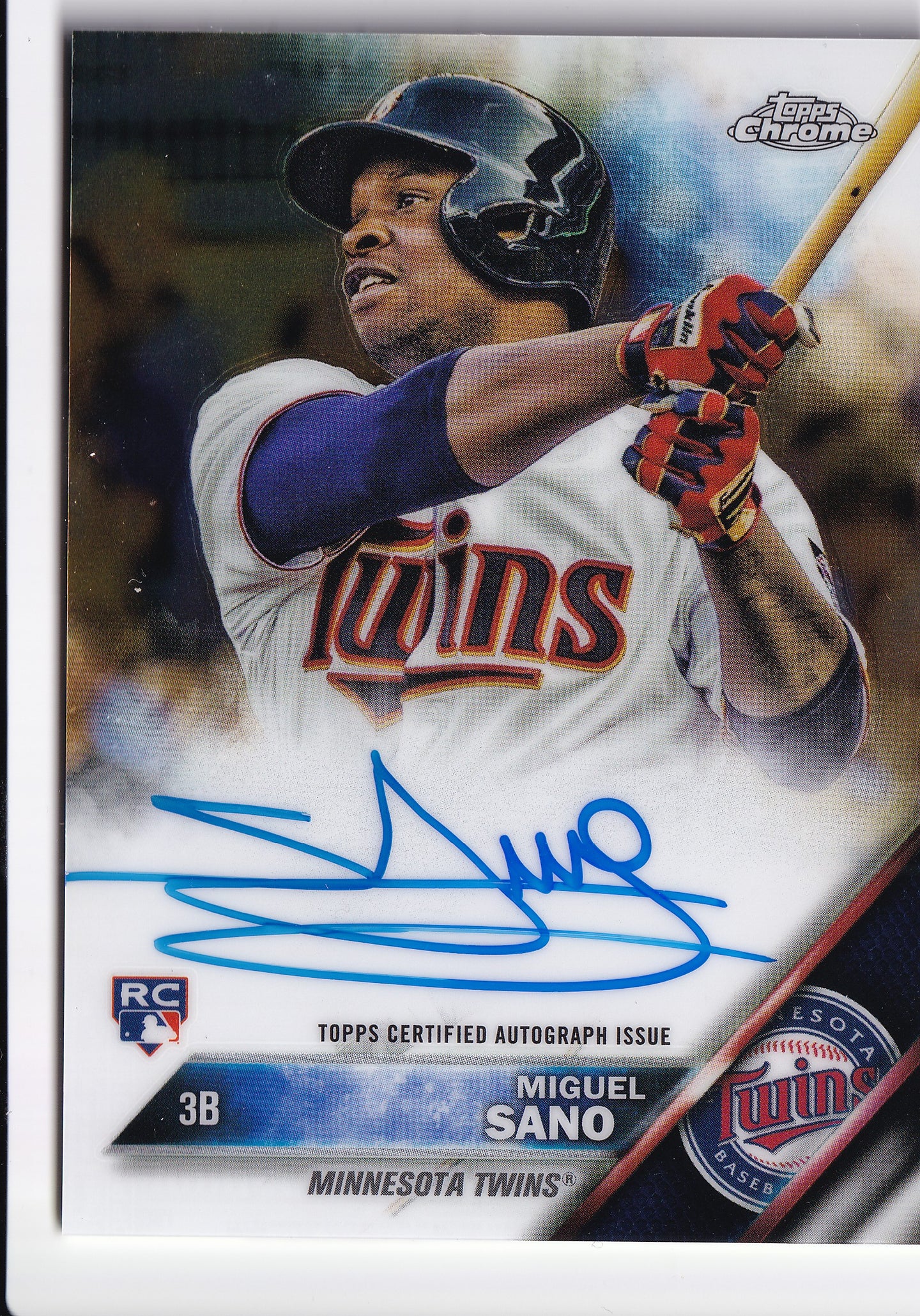 Miguel Sanó 2016 Topps Chrome Rookie Autographs #RA-MS – RC Auto