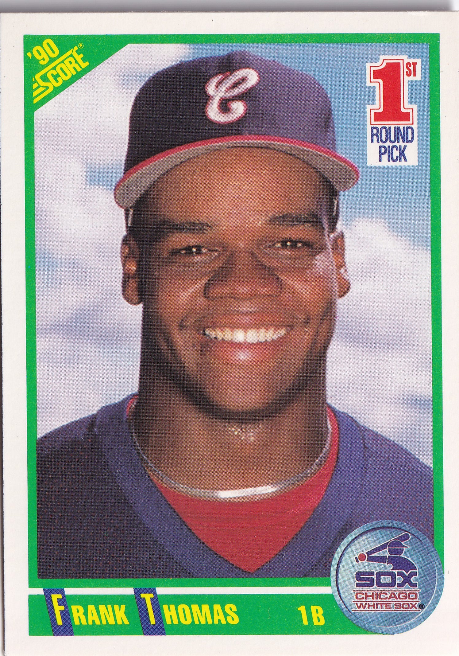 Frank Thomas 1990 Score Round 1st Pick Rookie #663