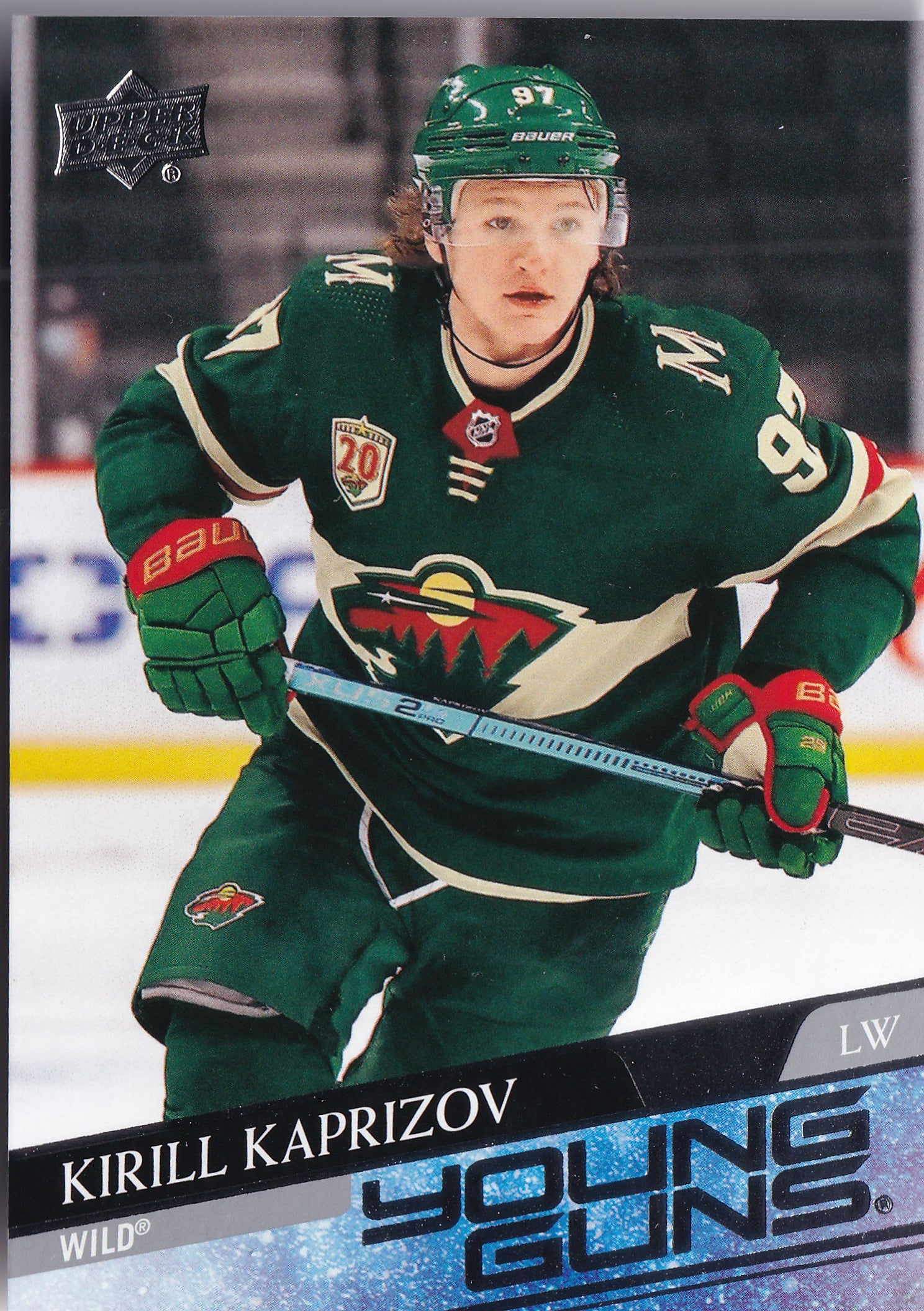 Kirill Kaprizov 2020-21 Upper Deck Series 2 Young Guns Rookie #451