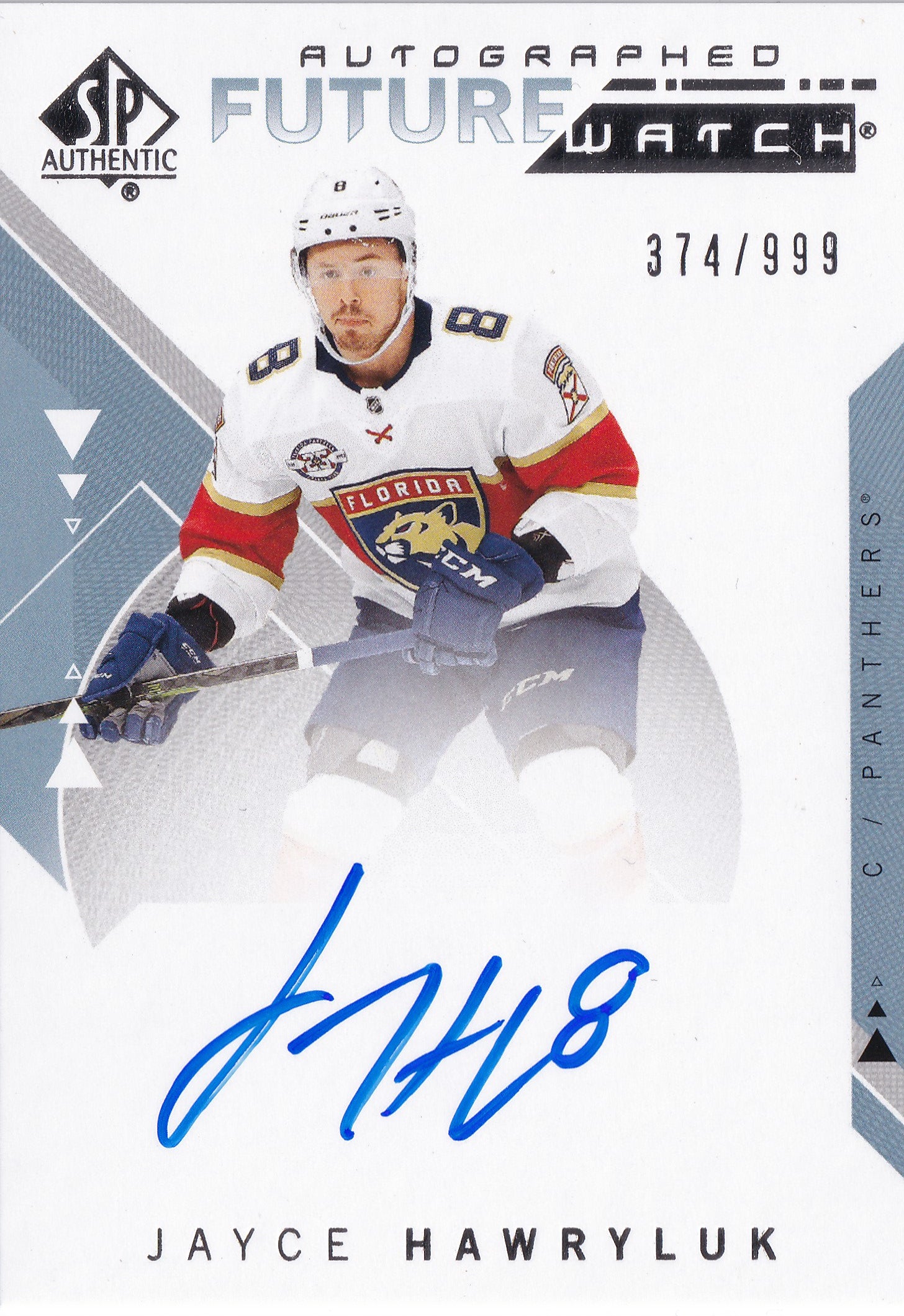 Jayce Hawryluk – 2018–19 SP Authentic Future Watch Autograph #233 – 374/999