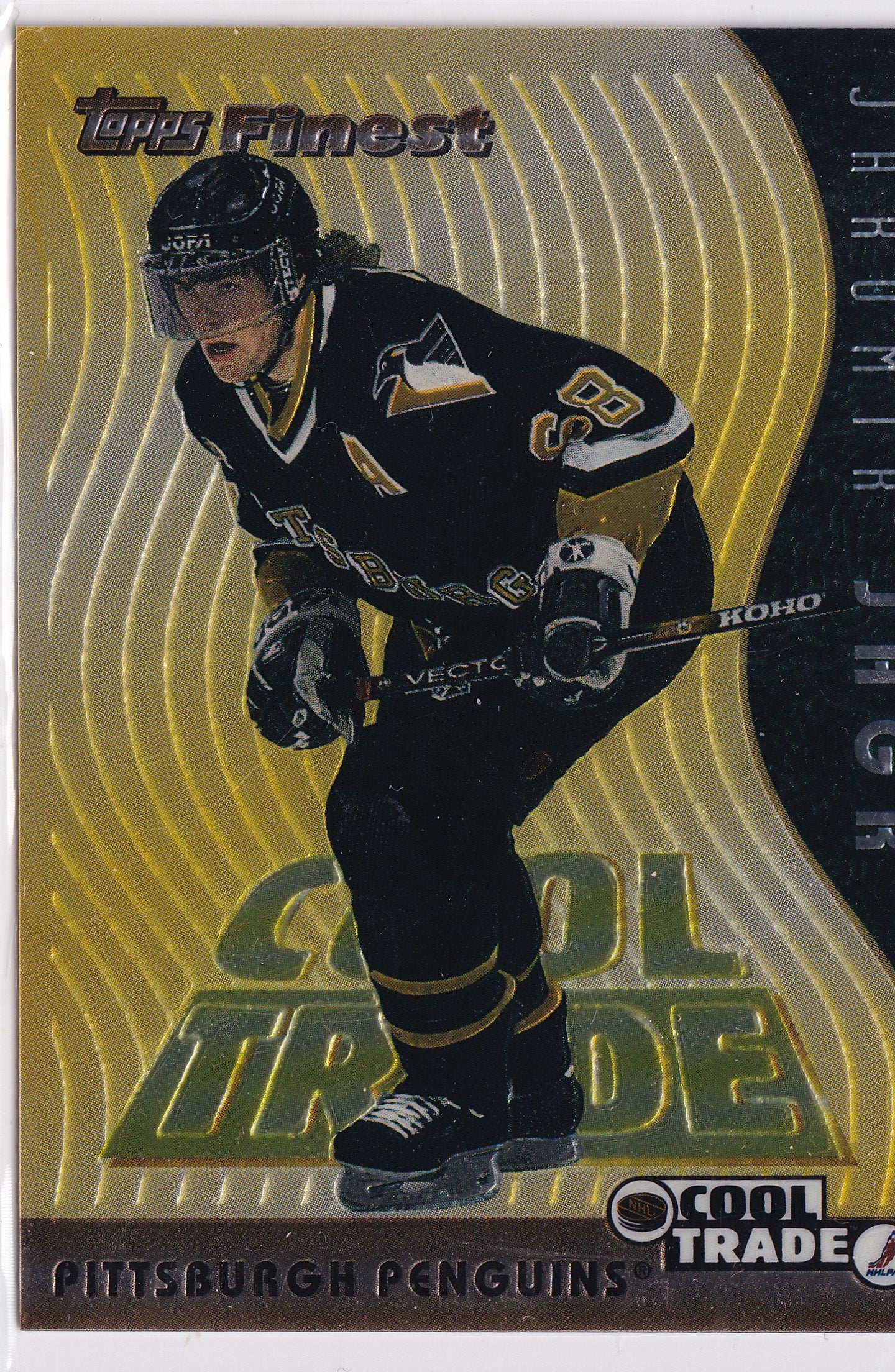 Jaromír Jágr 1996 Topps Finest Cool Trade #20