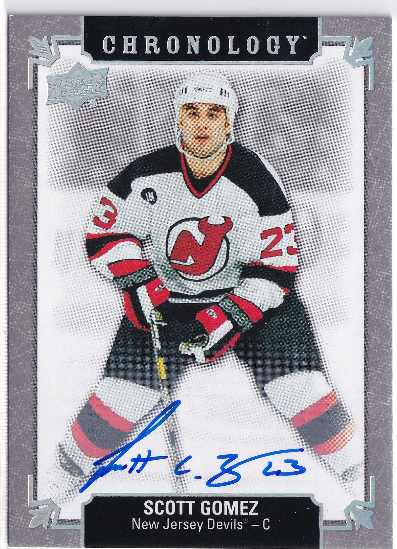 Scott Gomez 2019-20 Chronology Autograph #FH-NJ-SG