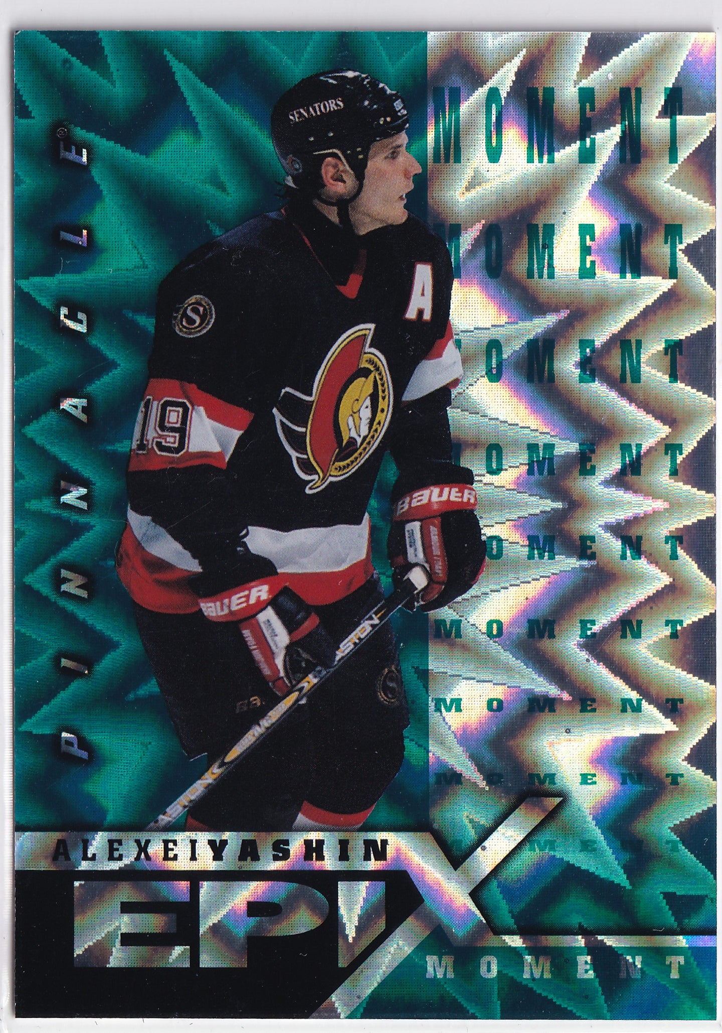 Alexei Yashin 1997–98 Pinnacle Epix Emerald Moment #E4 – Ottawa Senators