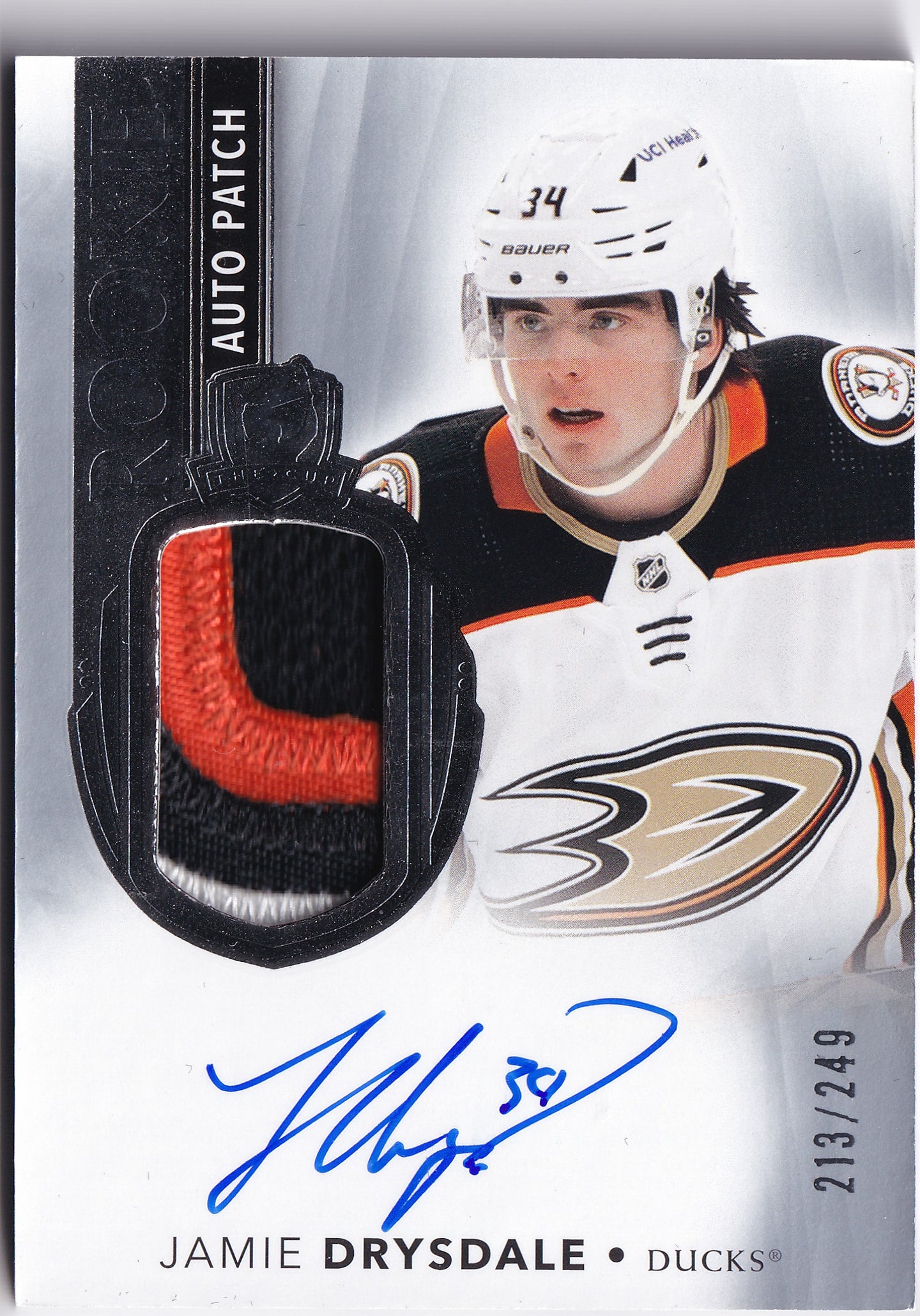 Jamie Drysdale 2021–22 The Cup Rookie Auto Patch /249 #128 – 213/249