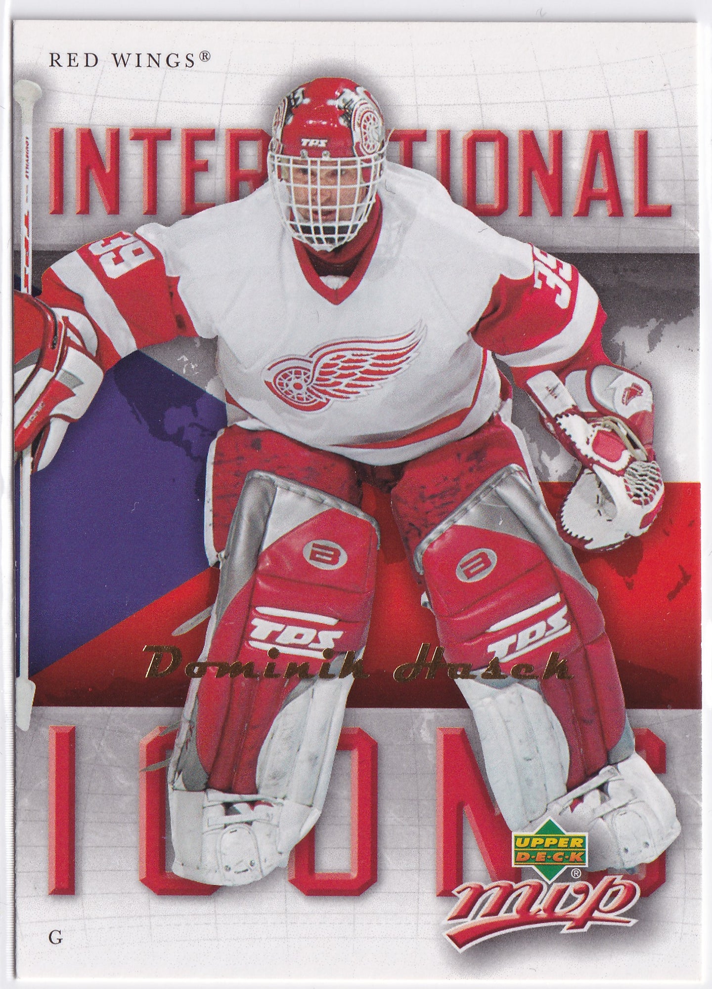 Dominik Hašek 2006–07 Upper Deck MVP International Icons #II9 – Detroit Red Wings