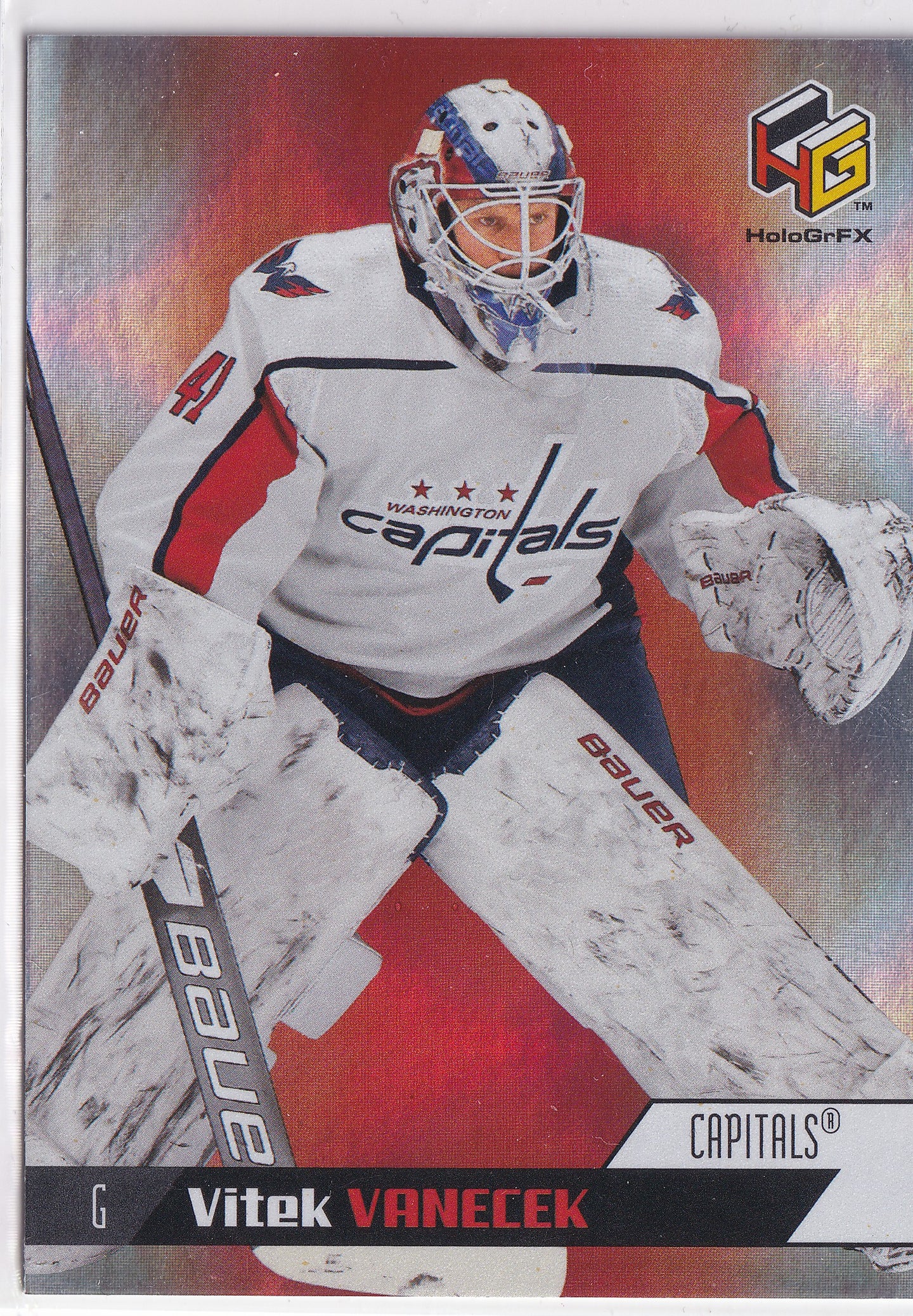 Vítek Vaněček 2020-21 Upper Deck Extended Series HoloGrFX Rookies Gold #HG-7