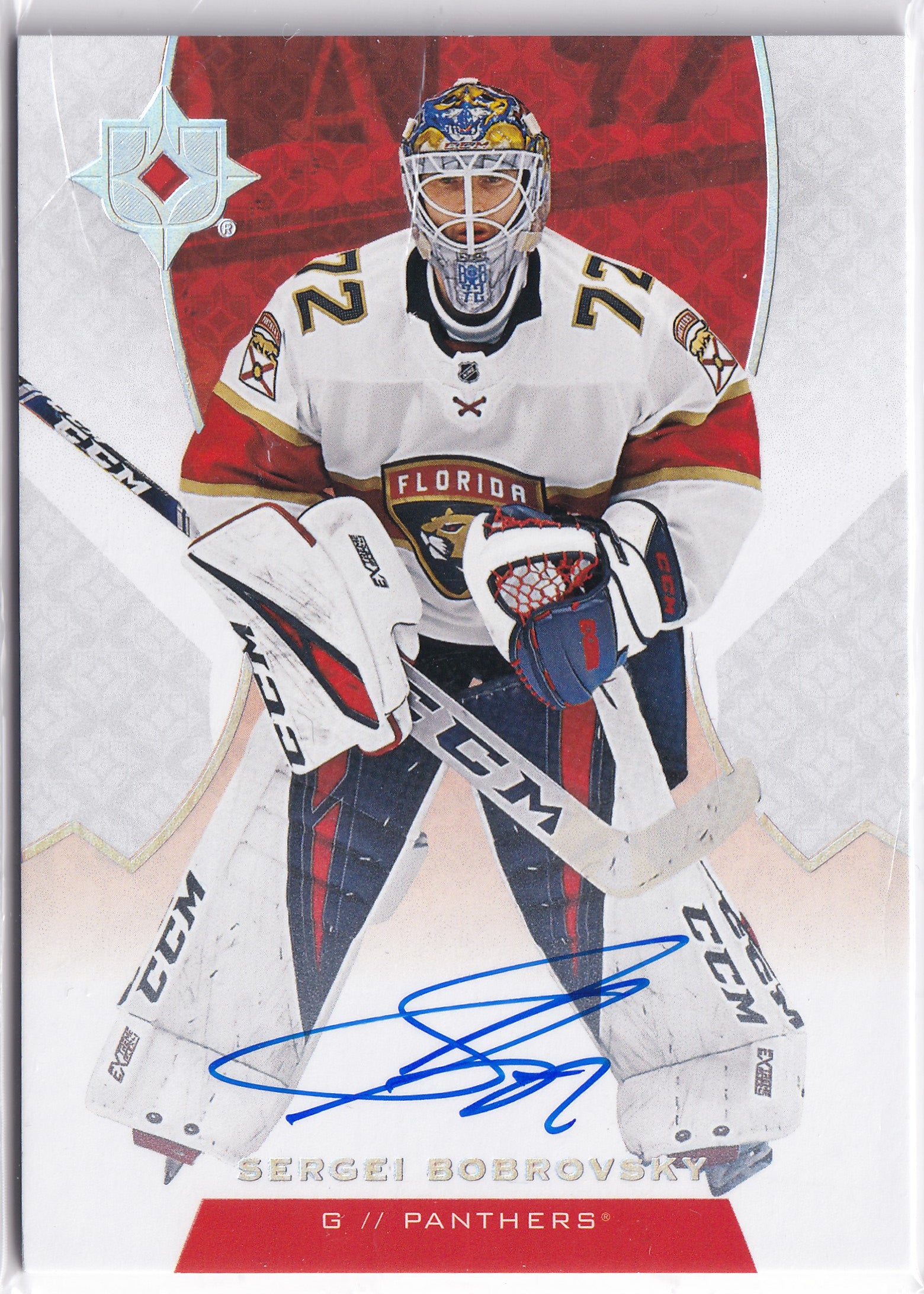 2019-20 Upper Deck Ultimate Collection #38 Sergei Bobrovsky Auto