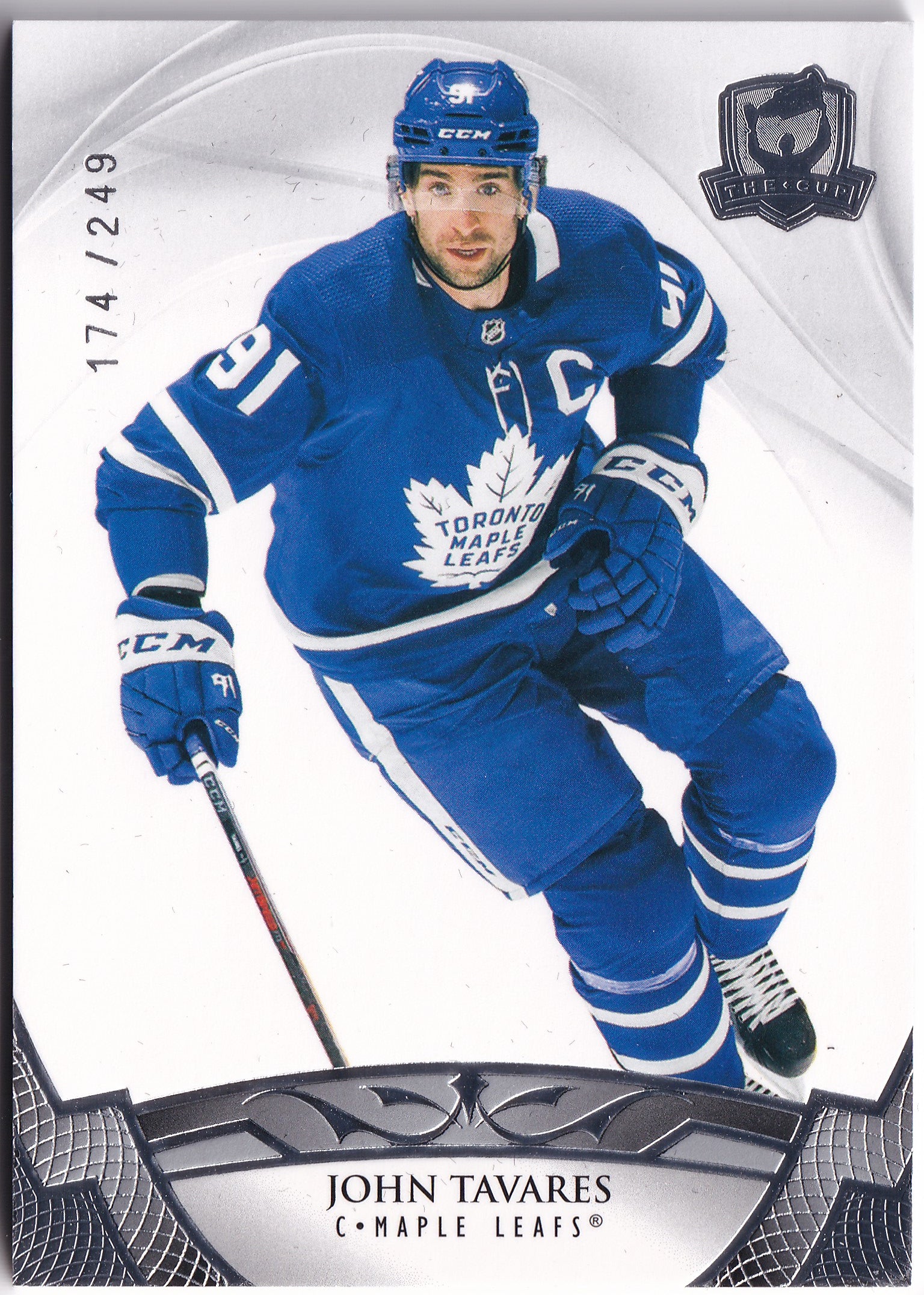 John Tavares 2020-21 Upper Deck The Cup /249 #58 – 174/249