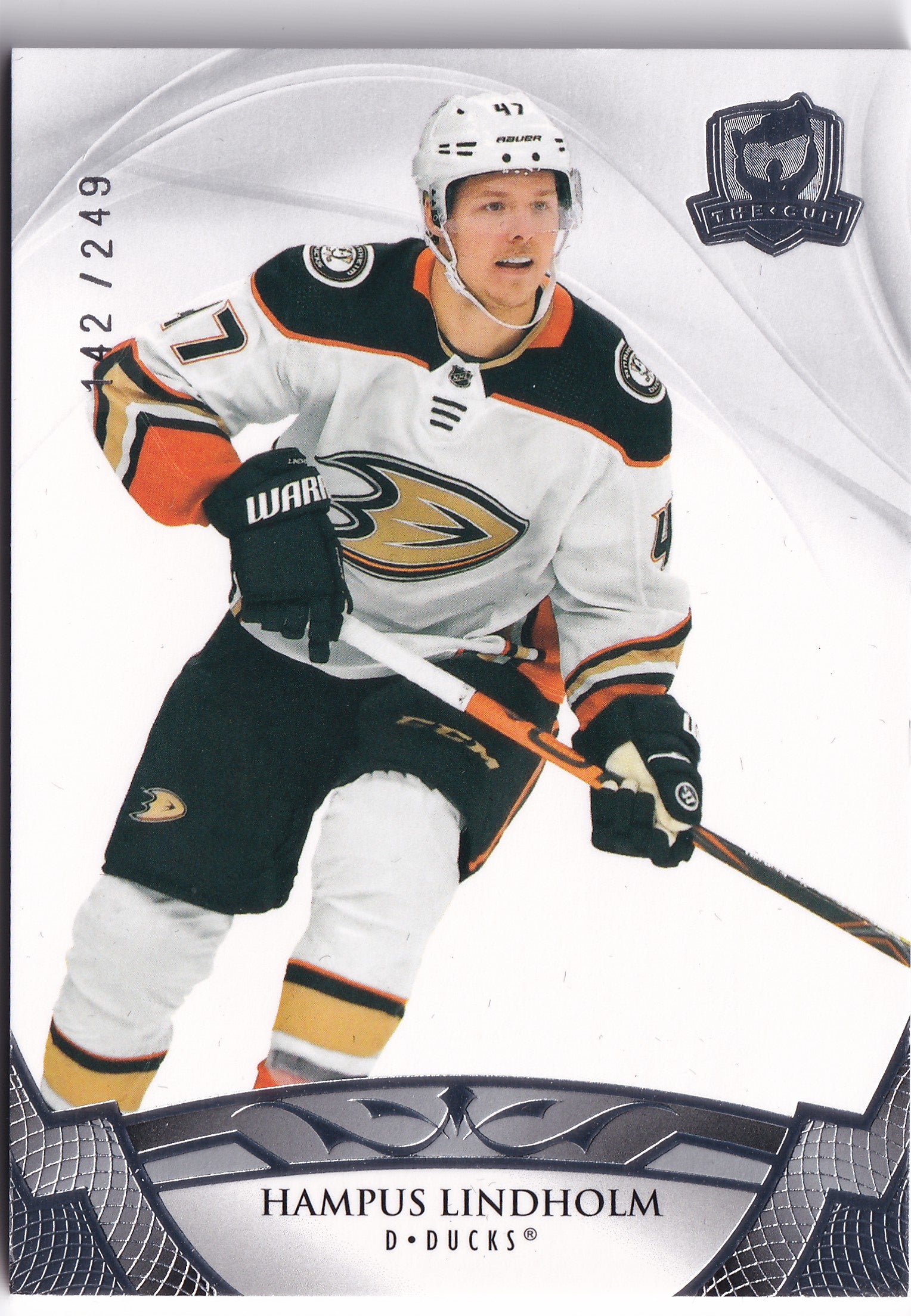 Hampus Lindholm 2020-21 Upper Deck The Cup /249 #65 – 142/249