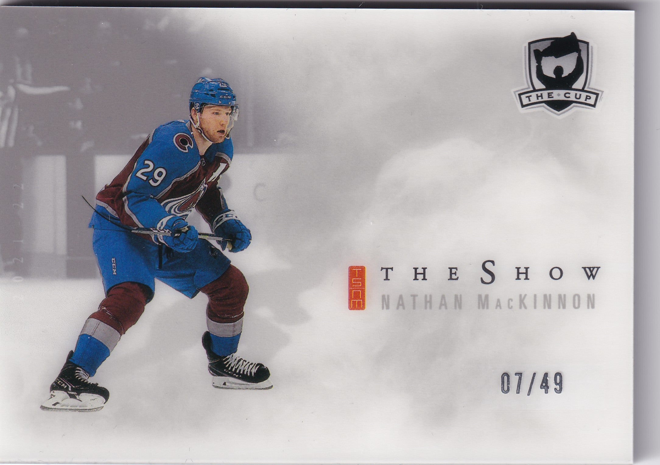 Nathan MacKinnon 2021-22 Upper Deck The Cup The Show /49 #SW-8 – 07/49