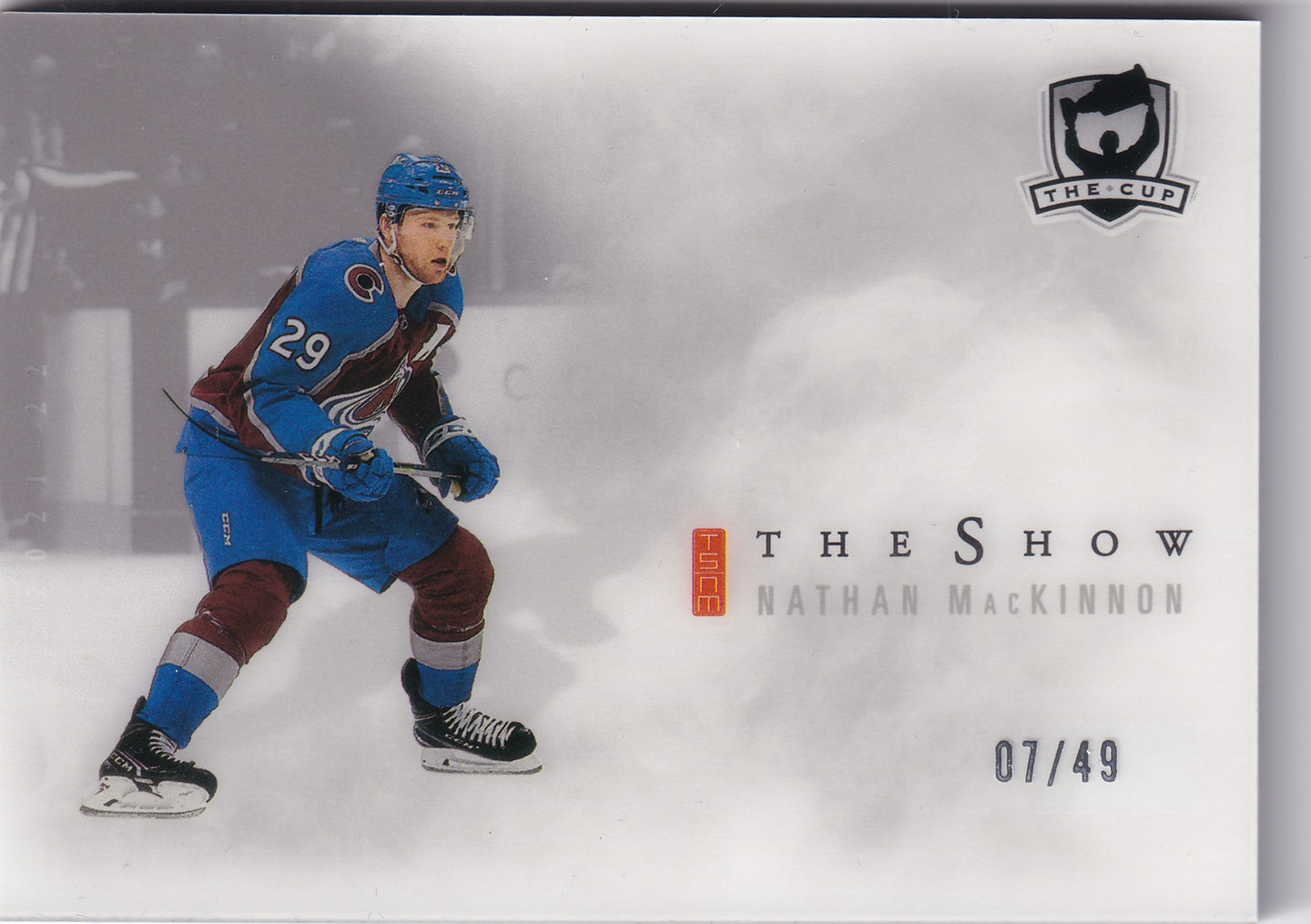 Nathan MacKinnon 2021-22 Upper Deck The Cup The Show /49 #SW-8 – 07/49