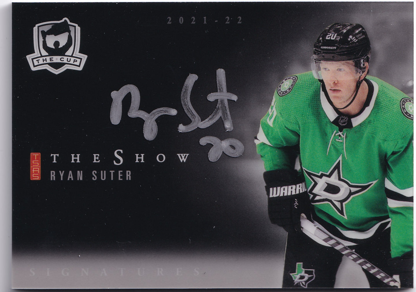 Ryan Suter 2021-22 Upper Deck The Cup The Show Black Autographs #SB-24
