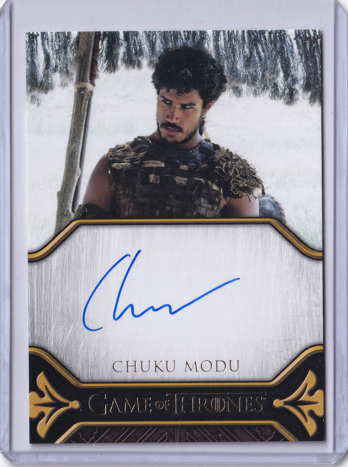Chuku Modu as Aggo – Autograph – 2020 Game of Thrones The Complete Series