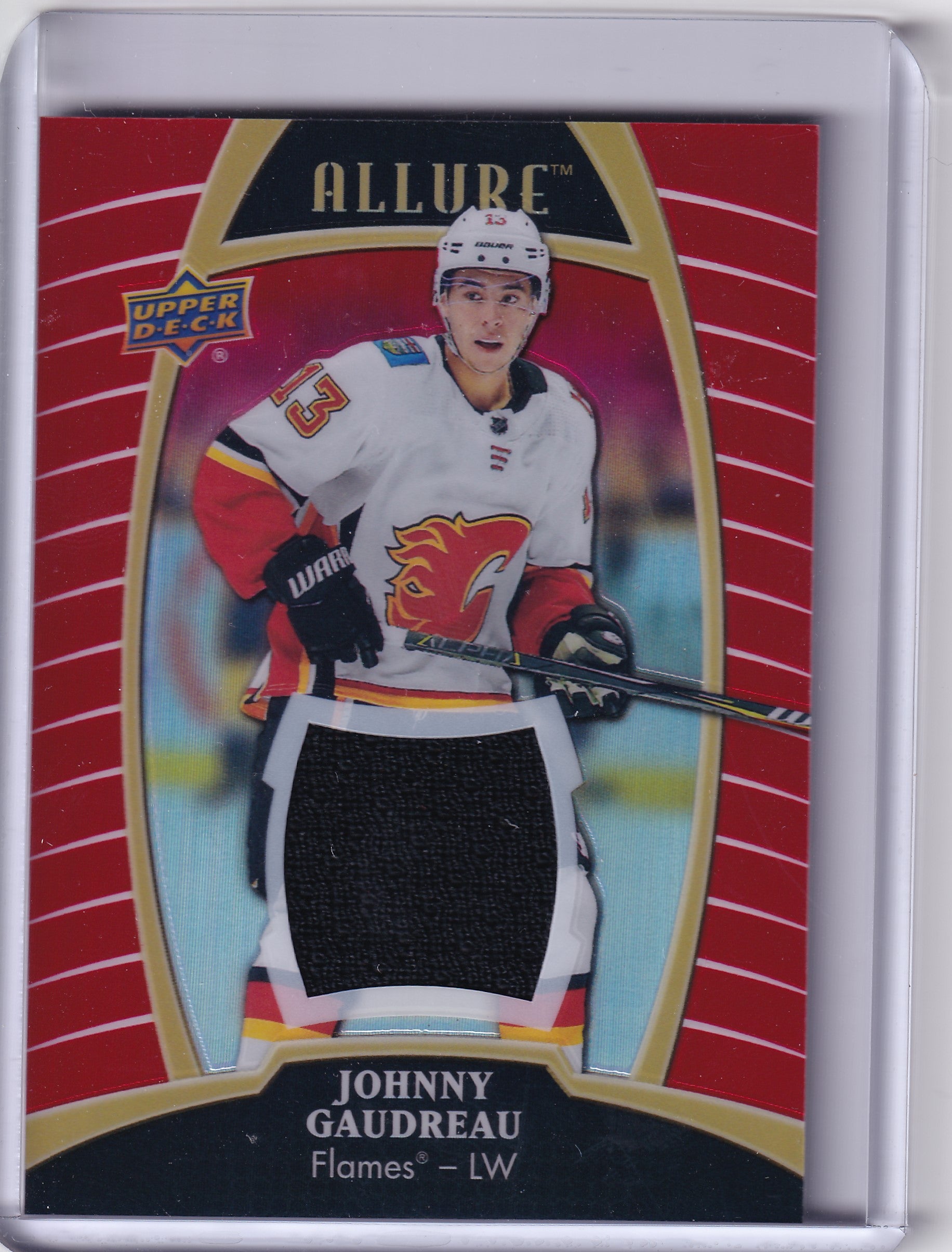Johnny Gaudreau – 2019-20 Upper Deck Allure Red Rainbow Jersey #49