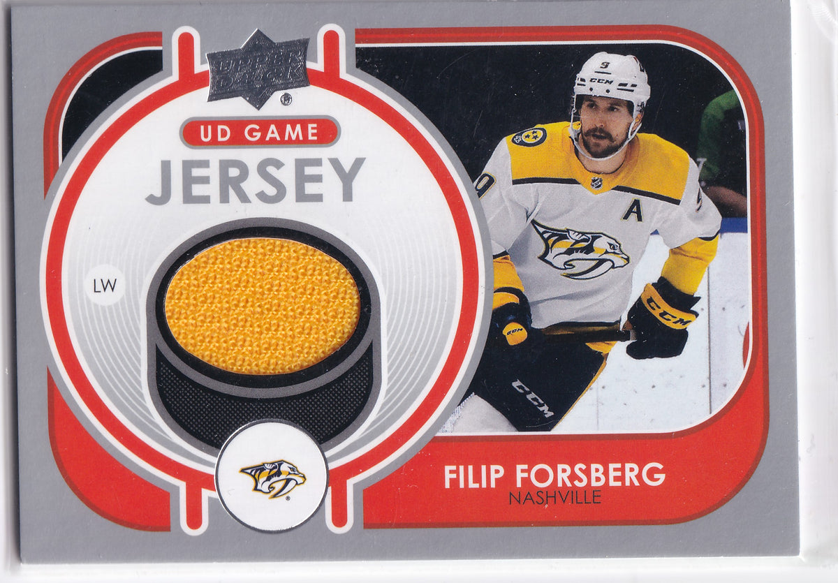 Filip Forsberg – 2021-22 Upper Deck UD Game Jersey – #GJ-FF