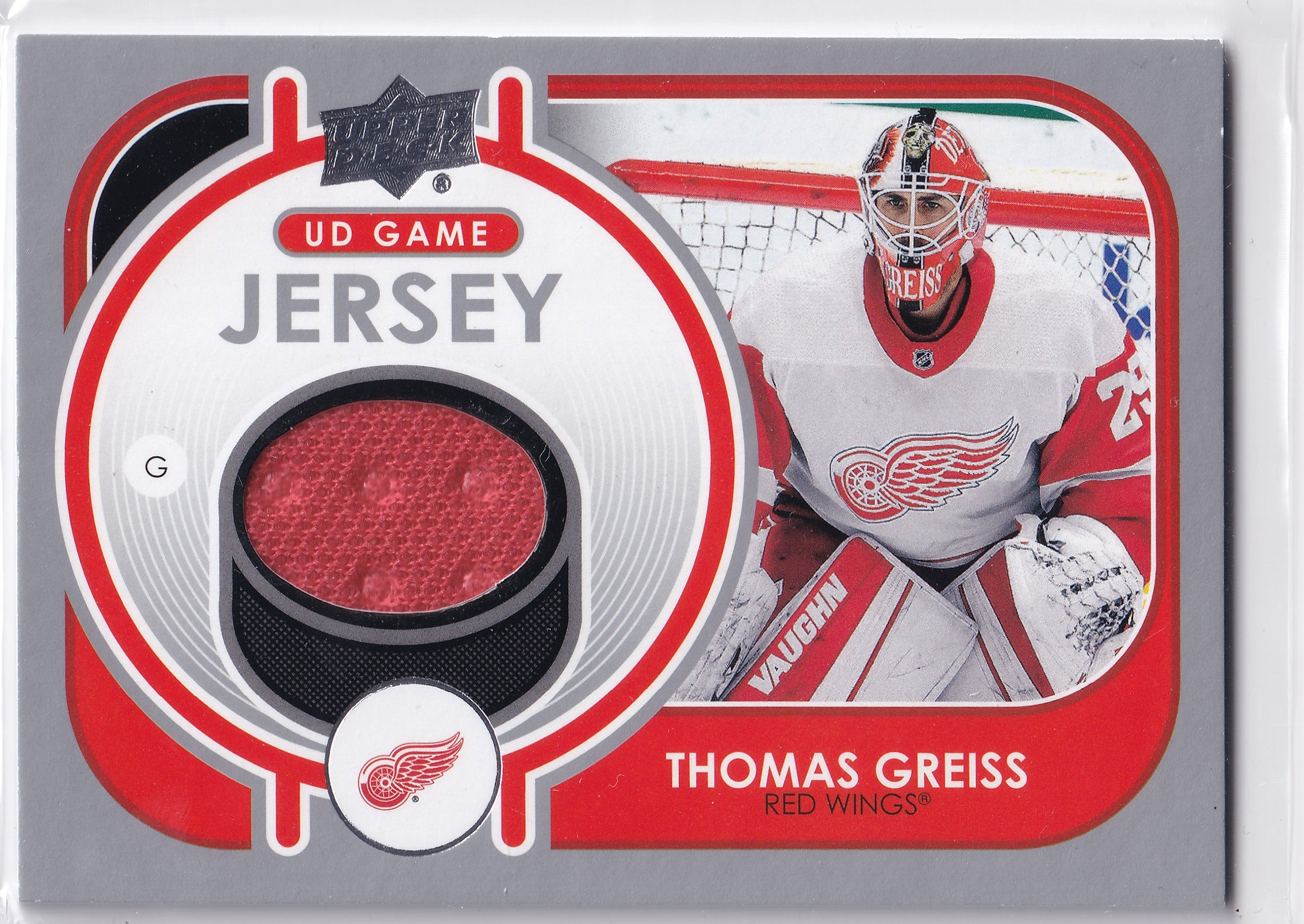 Thomas Greiss – 2021-22 Upper Deck UD Game Jersey – #GJ-TG