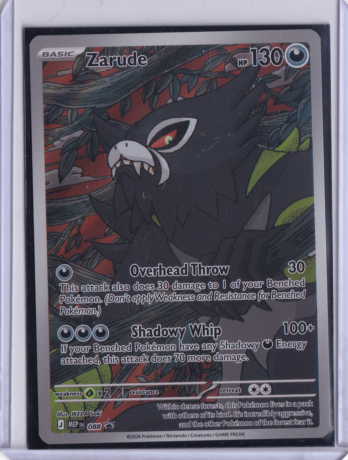 Zarude 088 – Promo – Pokémon TCG Mega Evolution Black Star Promos
