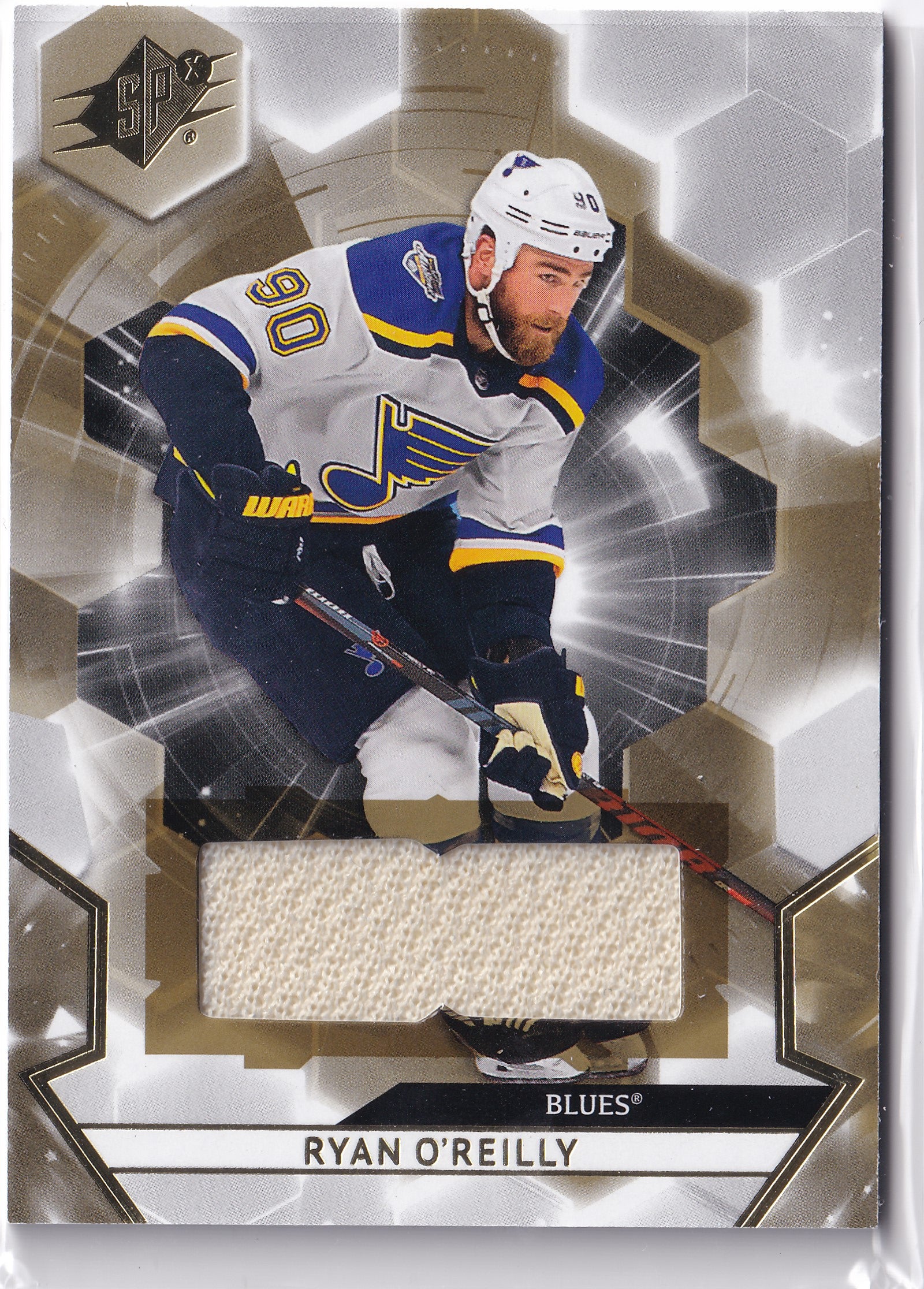 Ryan O’Reilly – 2020-21 Upper Deck SPx Jersey #90 – Game-Used Memorabilia