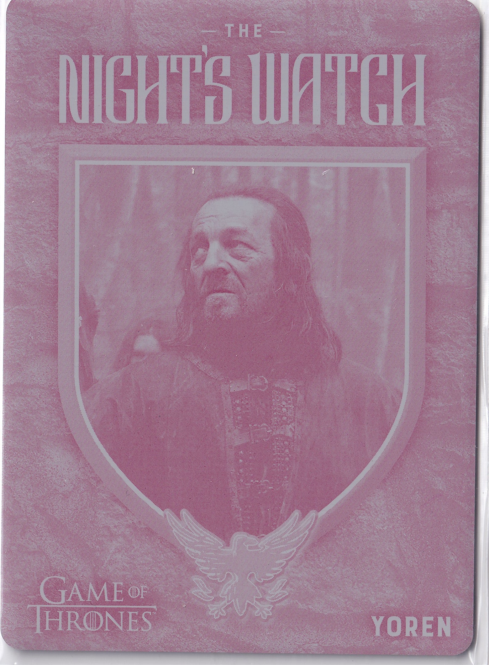 Yoren NW14 – Magenta Printing Plate 1/1 – 2025 Game of Thrones: The Great Houses
