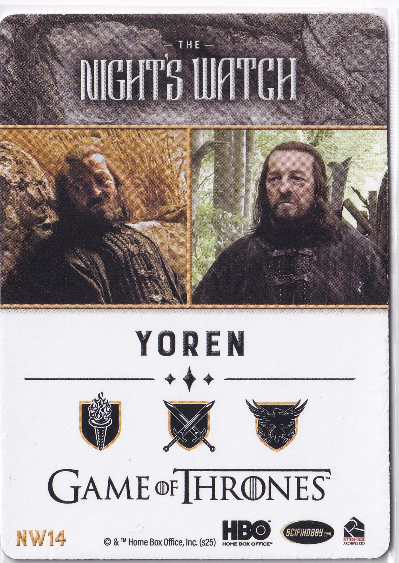 Yoren NW14 – Magenta Printing Plate 1/1 – 2025 Game of Thrones: The Great Houses