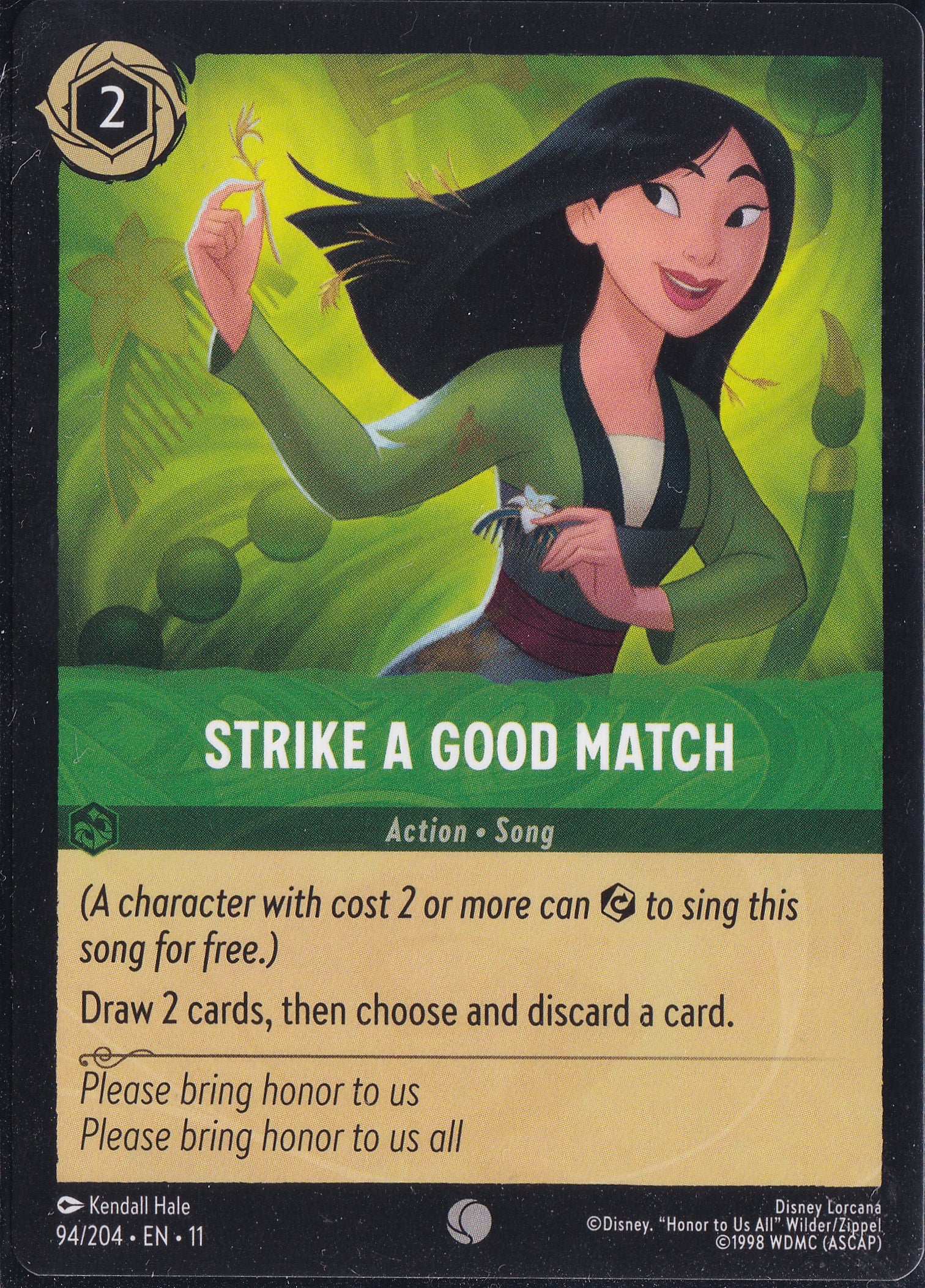 Strike A Good Match 94/204 – Disney Lorcana Winterspell