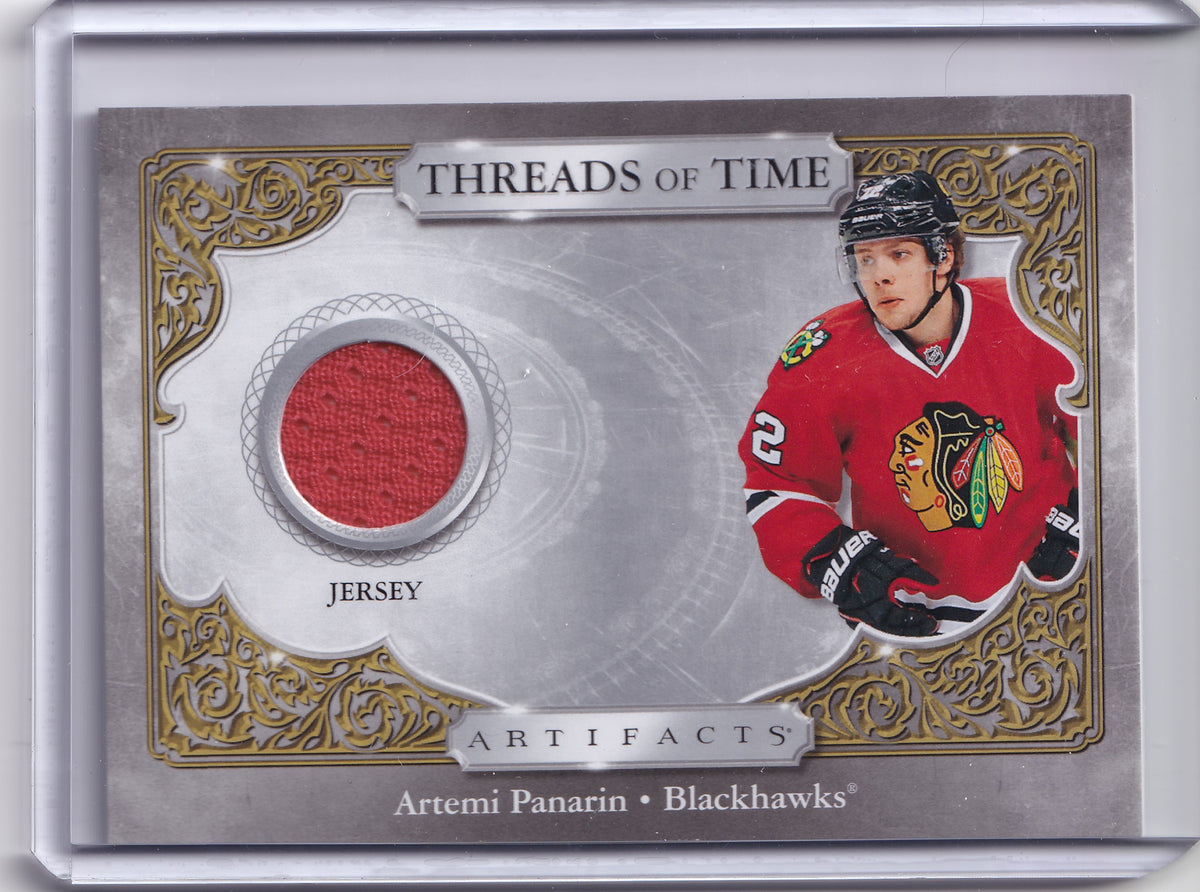 Artemi Panarin – 2020-21 Upper Deck Artifacts Threads of Time Game-Used Jersey #TT-AP