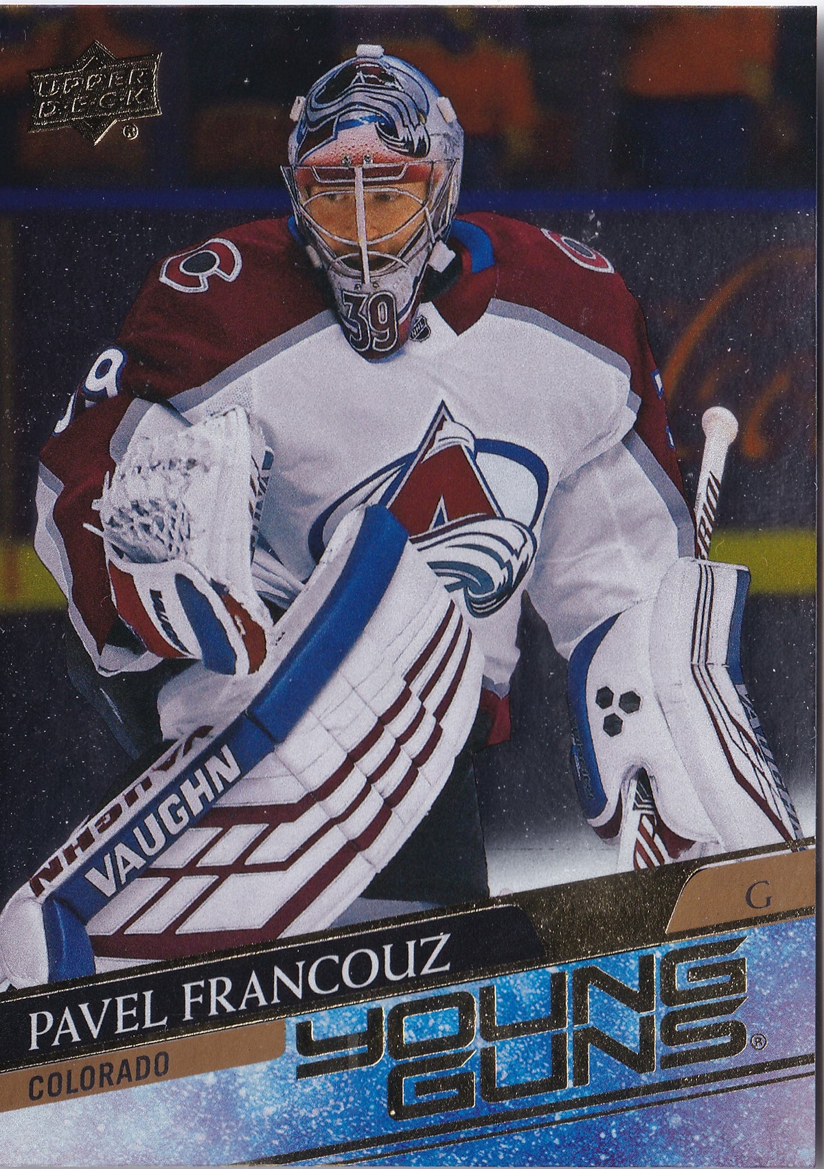 Pavel Francouz – 2020-21 Upper Deck Series 1 Young Guns Rookie #249