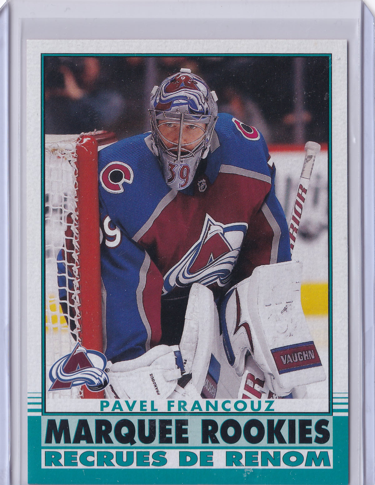 Pavel Francouz – 2020-21 Upper Deck O-Pee-Chee Retro Update Marquee Rookies RC #648 – Colorado Avalanche