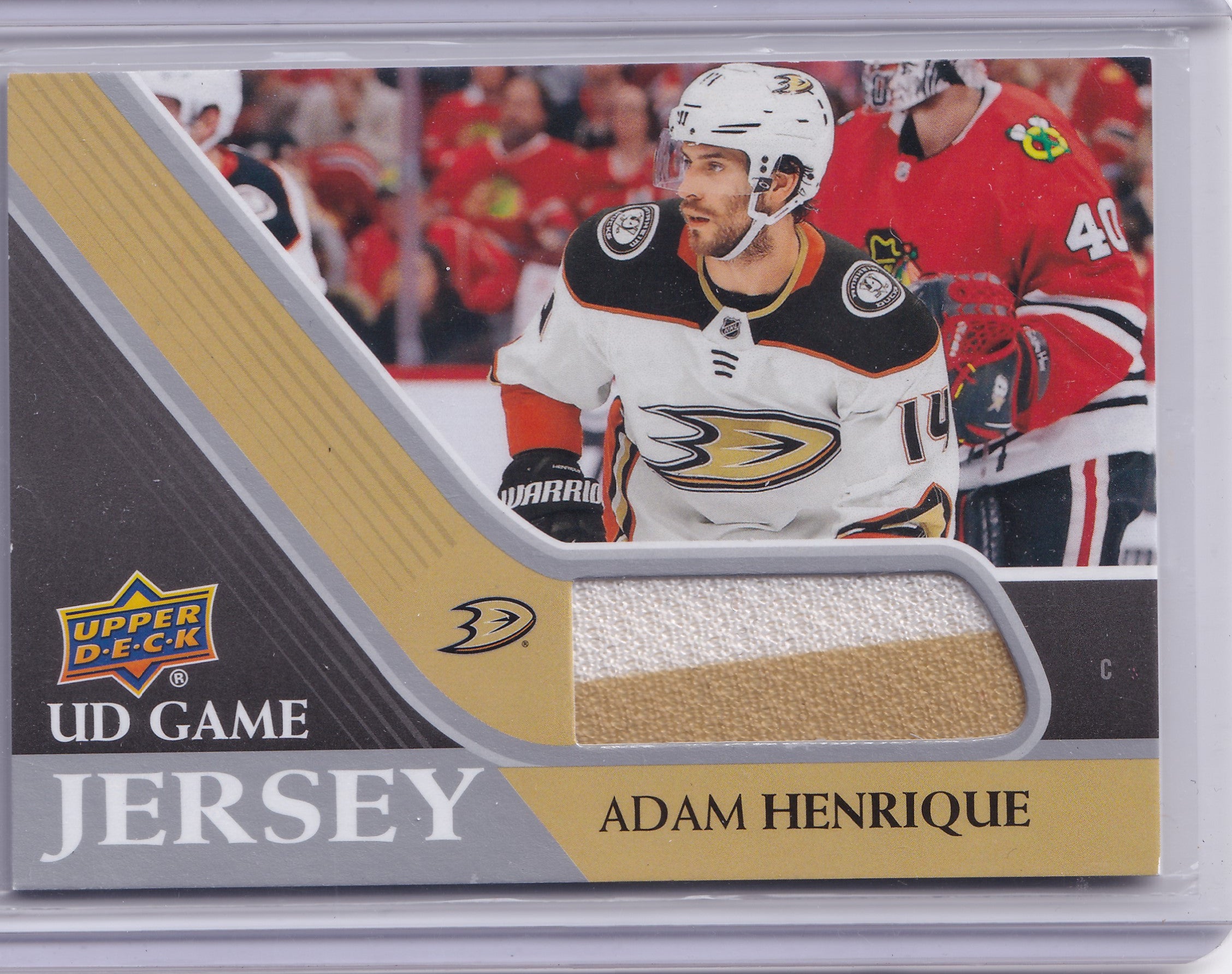 Adam Henrique – 2020-21 Upper Deck UD Game Jersey GJ-AH