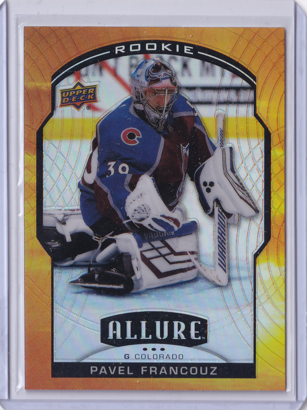 Pavel Francouz #73 – Sunset Rookie – 2020-21 Upper Deck Allure