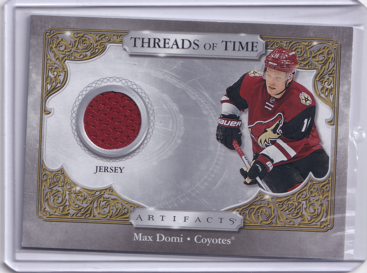 Max Domi – 2020-21 Upper Deck Artifacts Threads of Time Jersey #TT-MD Game-Used