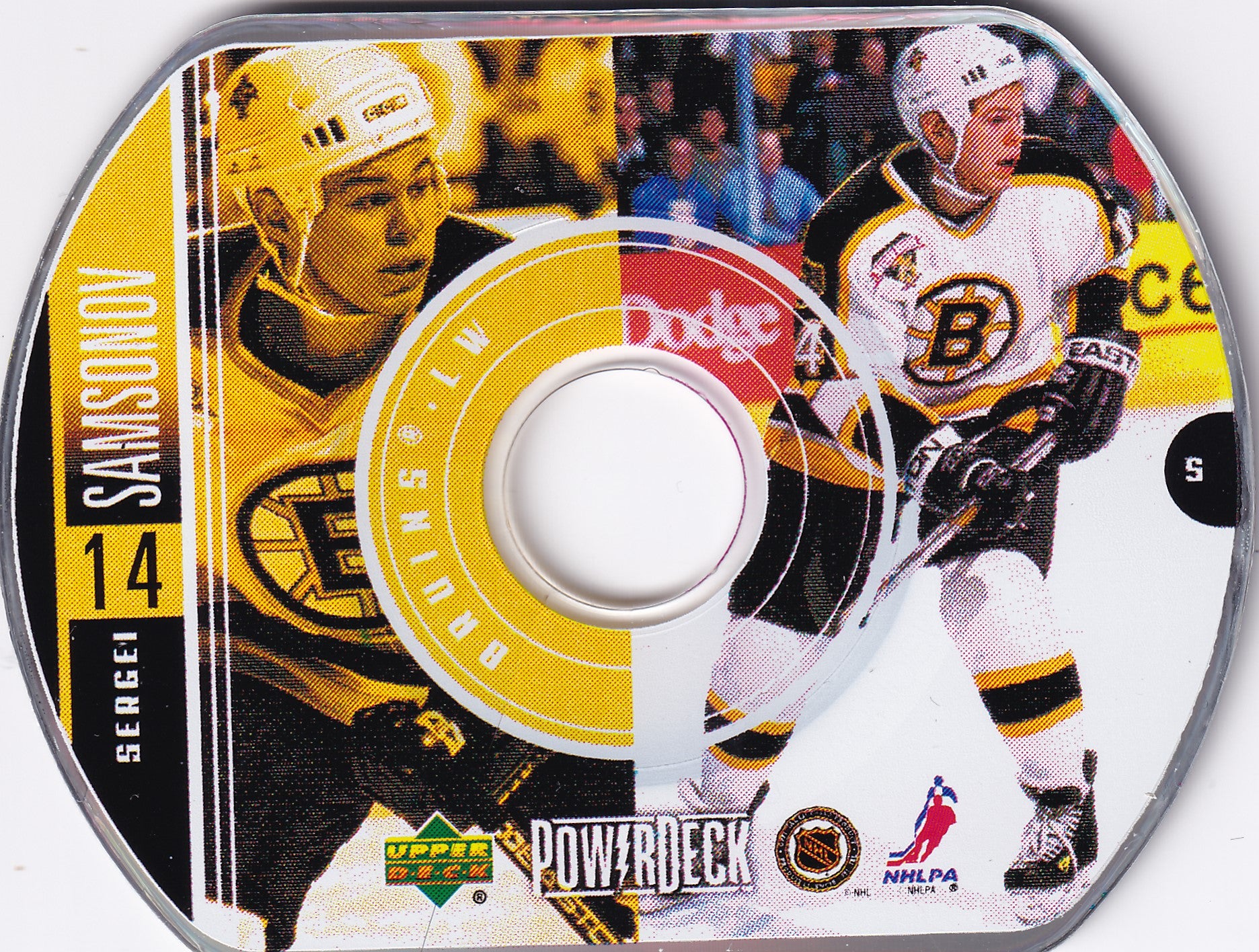 Sergei Samsonov – 1999-00 Upper Deck PowerDeck #5 CD-ROM Card – Boston Bruins